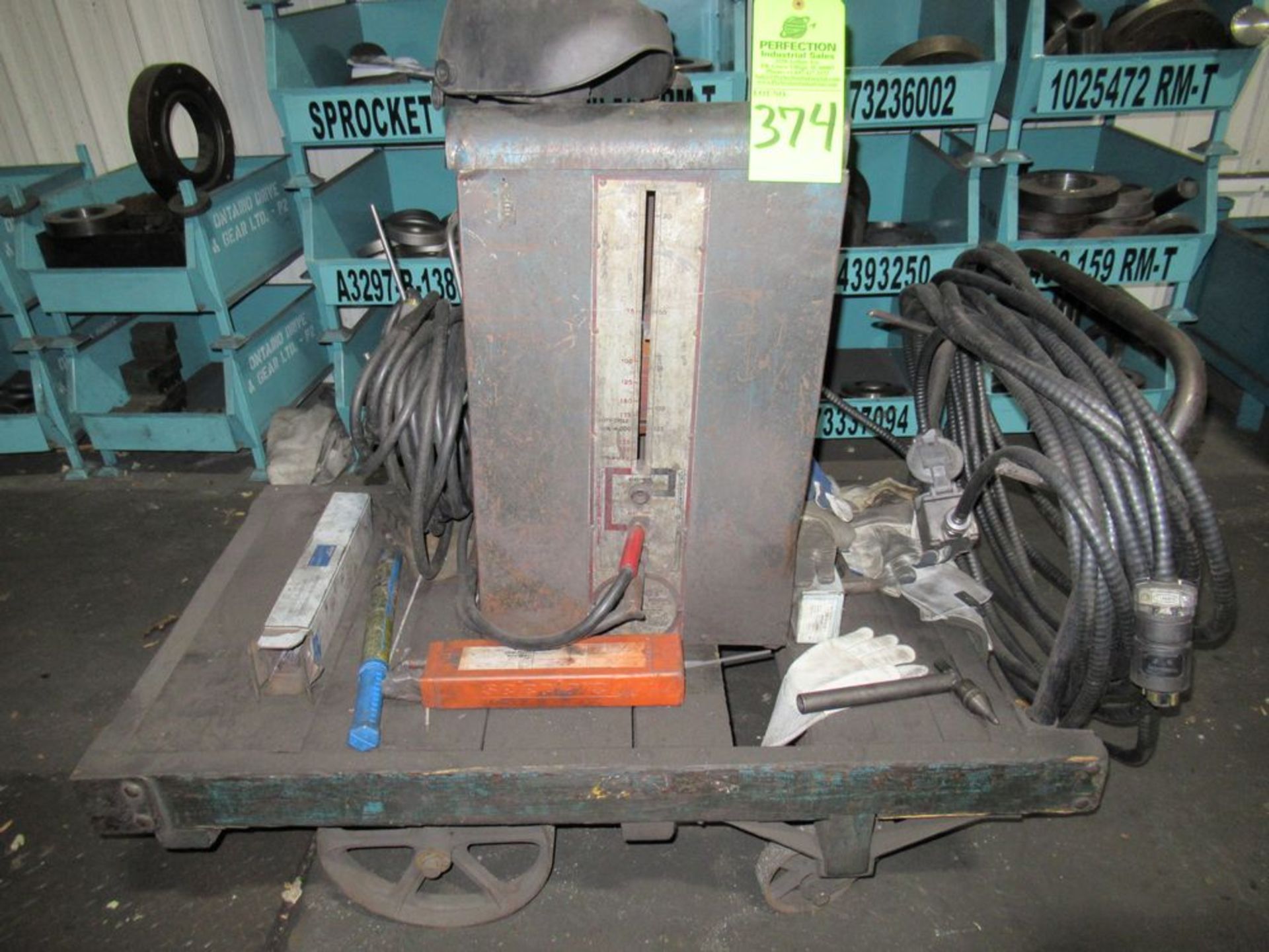 ARC Welder 3 ph. w/ Cart ( Located In Back Bldg. ) ($50 Rigging Cost) - Image 3 of 3