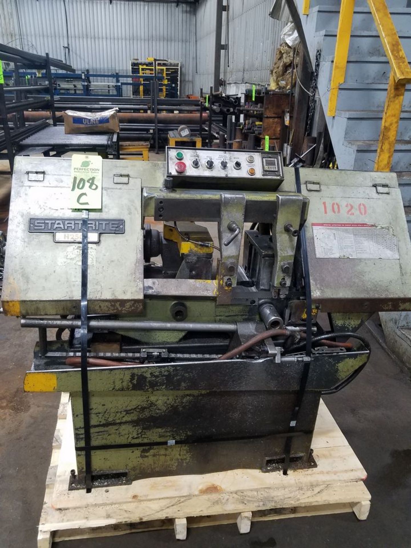 START RITE H250A Horizontal Bandsaw, s/n na