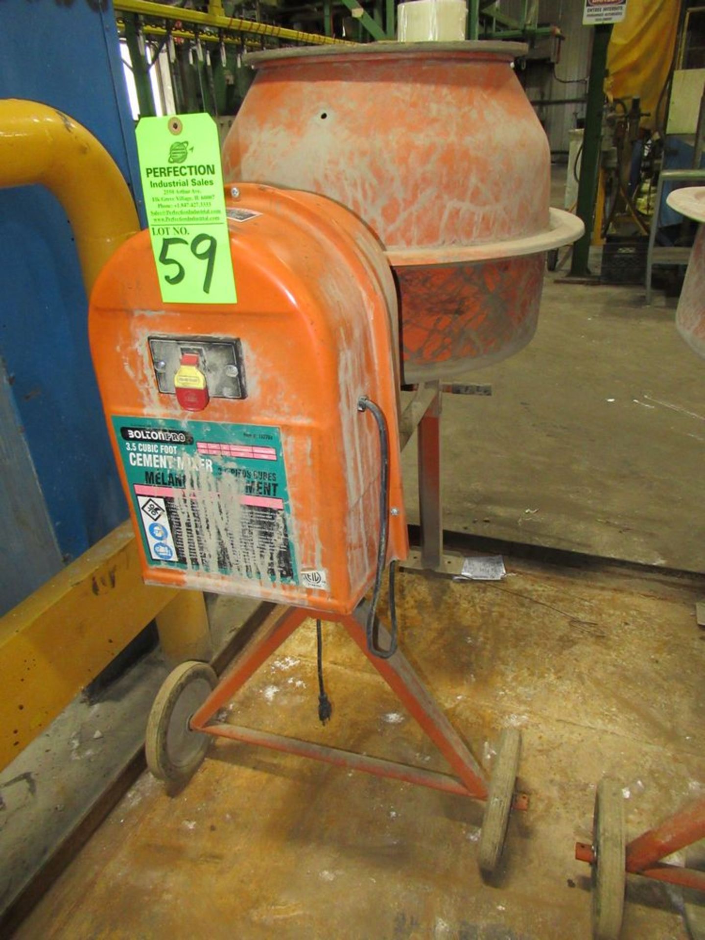 Bolton Pro Cement Mixer 3.5 Cubic Ft. 120 V - Image 2 of 2
