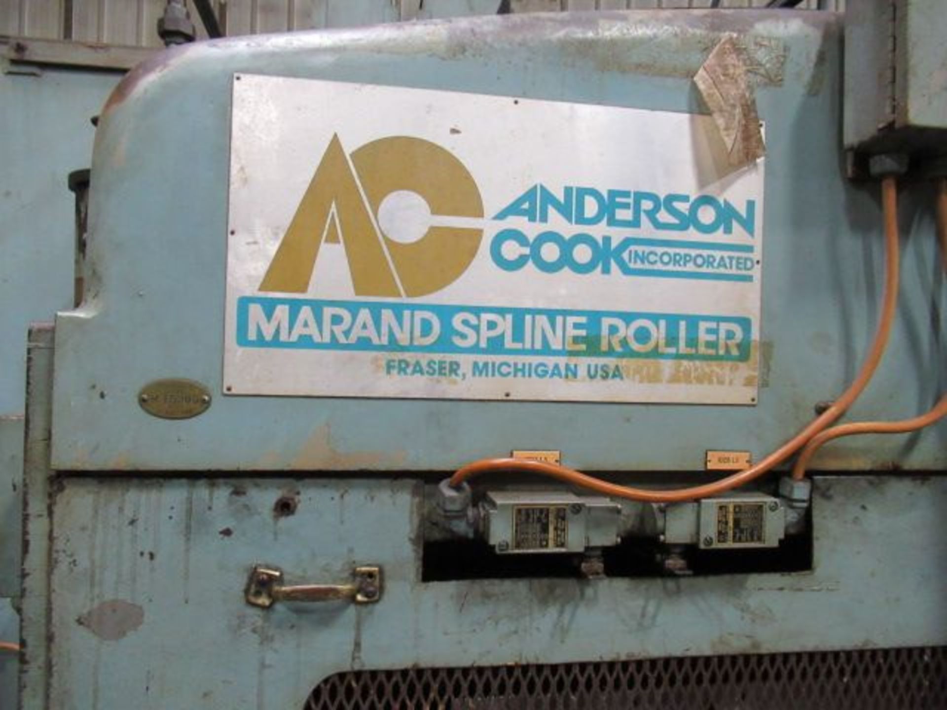 ANDERSON COOK MARAND No 350 48" Spline Roller, s/n 302 ($2400 Rigging Cost) - Image 4 of 6