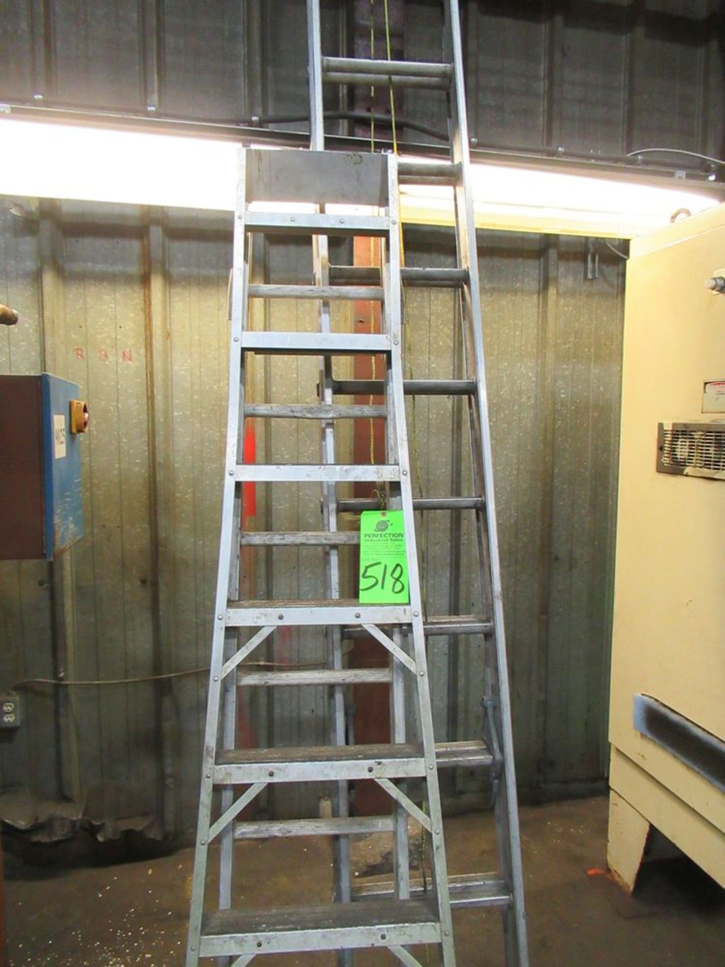 Lot. 2 Alum. Ladders