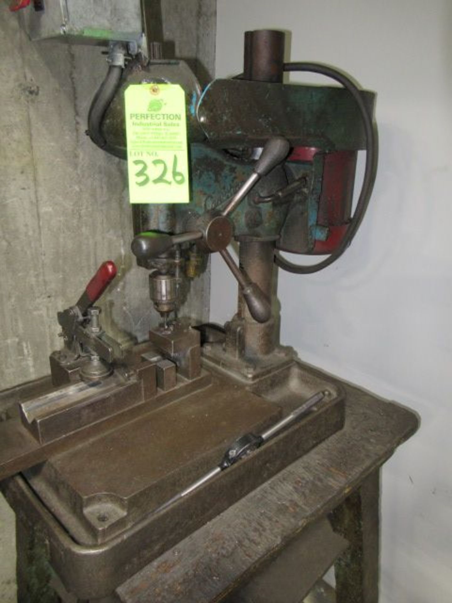 Industrial Bench Top Drill Press Mounted On Table ($75 Rigging Cost)