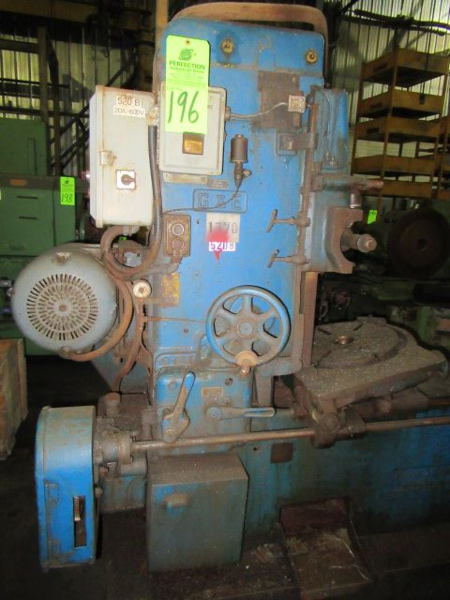 GOULD & EBERHARDT Gear Cutting Shaper, s/n 2293A6 ($150 Rigging Cost)