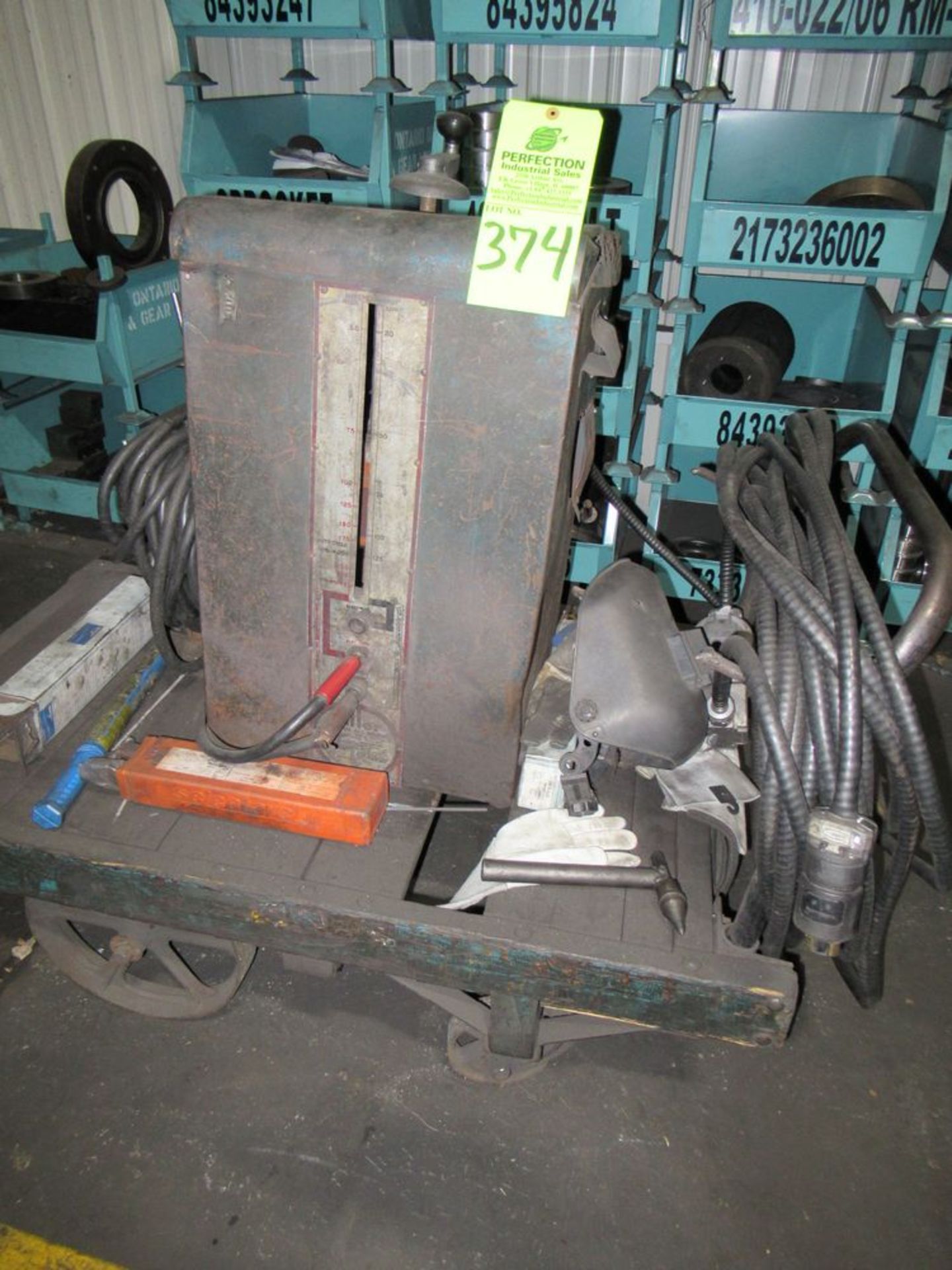 ARC Welder 3 ph. w/ Cart ( Located In Back Bldg. ) ($50 Rigging Cost) - Image 2 of 3