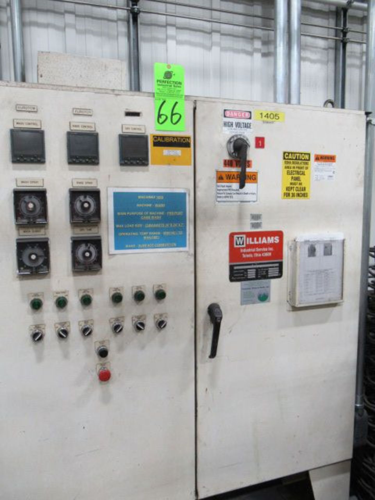 1999 SURFACE COMBUSTION WILLIAMS Pre/Post Carburizing 2 Stage Wash System, s/n 02498, w/ 24”x36” - Image 4 of 4