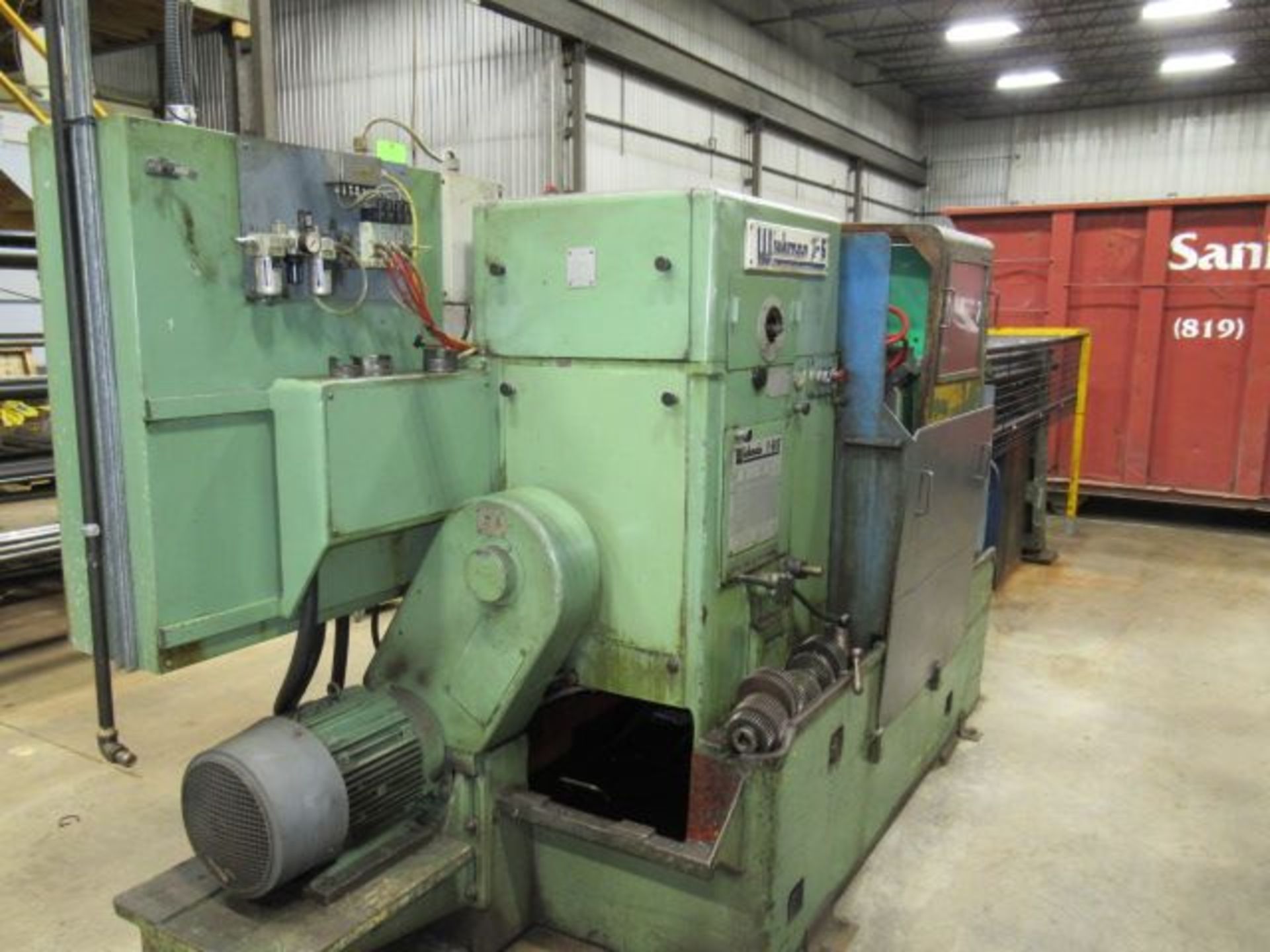 WICKMAN 1"-6S Special Long Bar Feed Bar Machine, s/n 46/556 ($1500 Rigging Cost) - Image 3 of 4