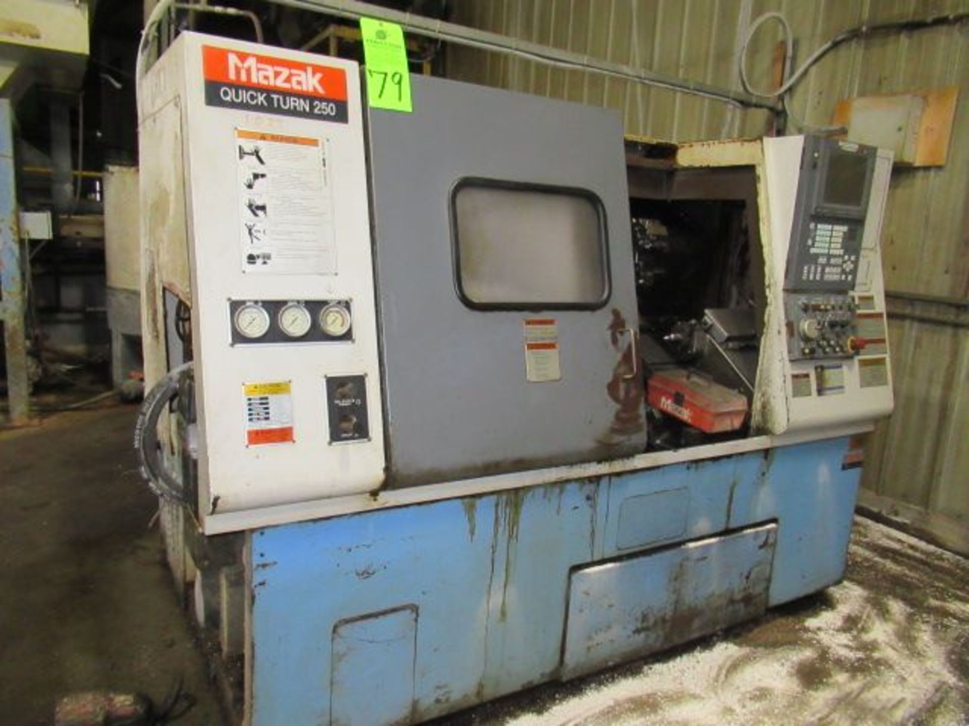 1999 MAZAK QT 250 Turning Center, s/n 139767, w/ Mazatrol PC-Fusion-CNC-640T Control ($900 Rigging