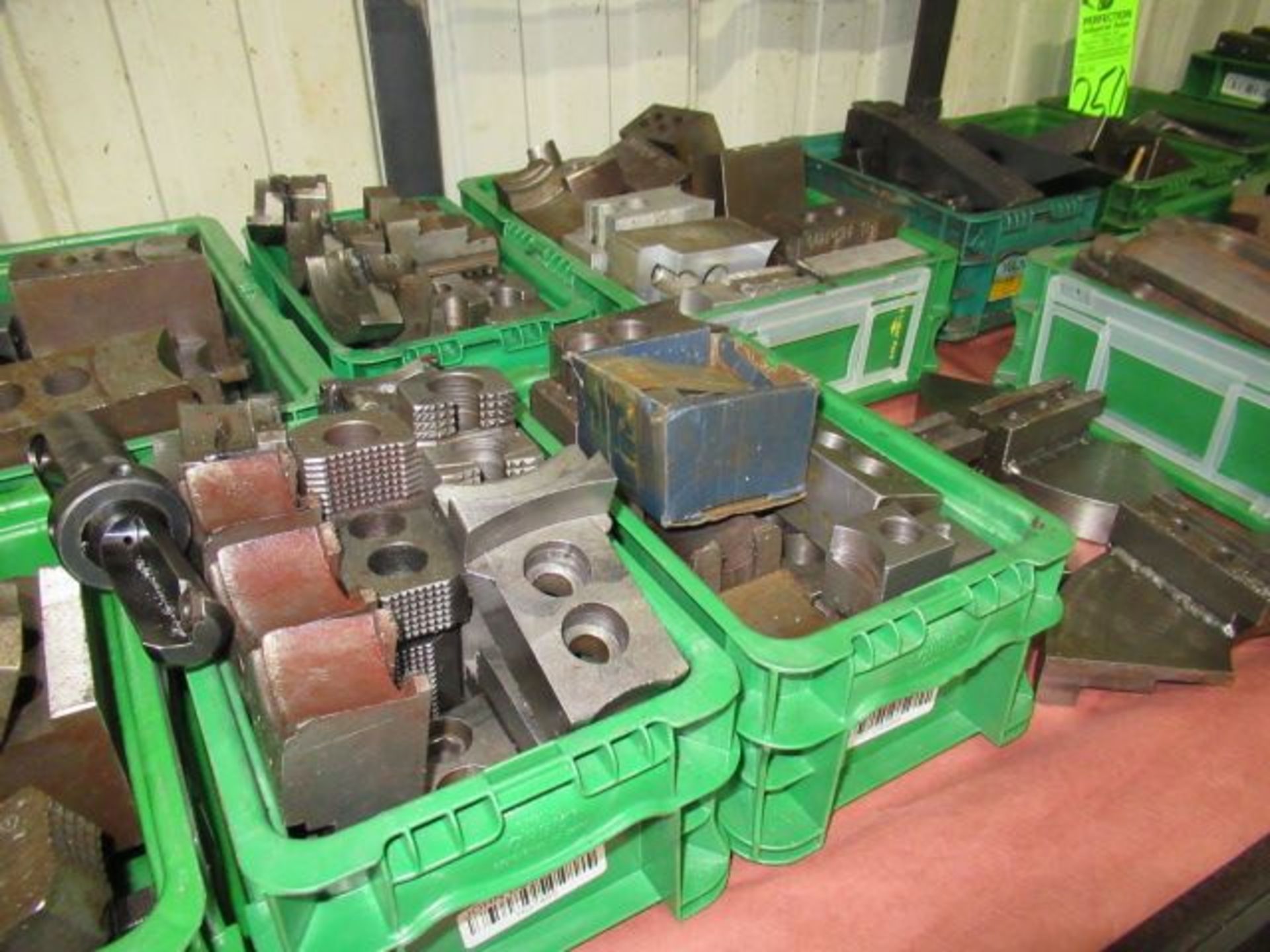 Lot. Assorted Types Of Machine Hold Down's On Table Top Approx. 12 Boxes ($150 Rigging Cost) - Image 2 of 2