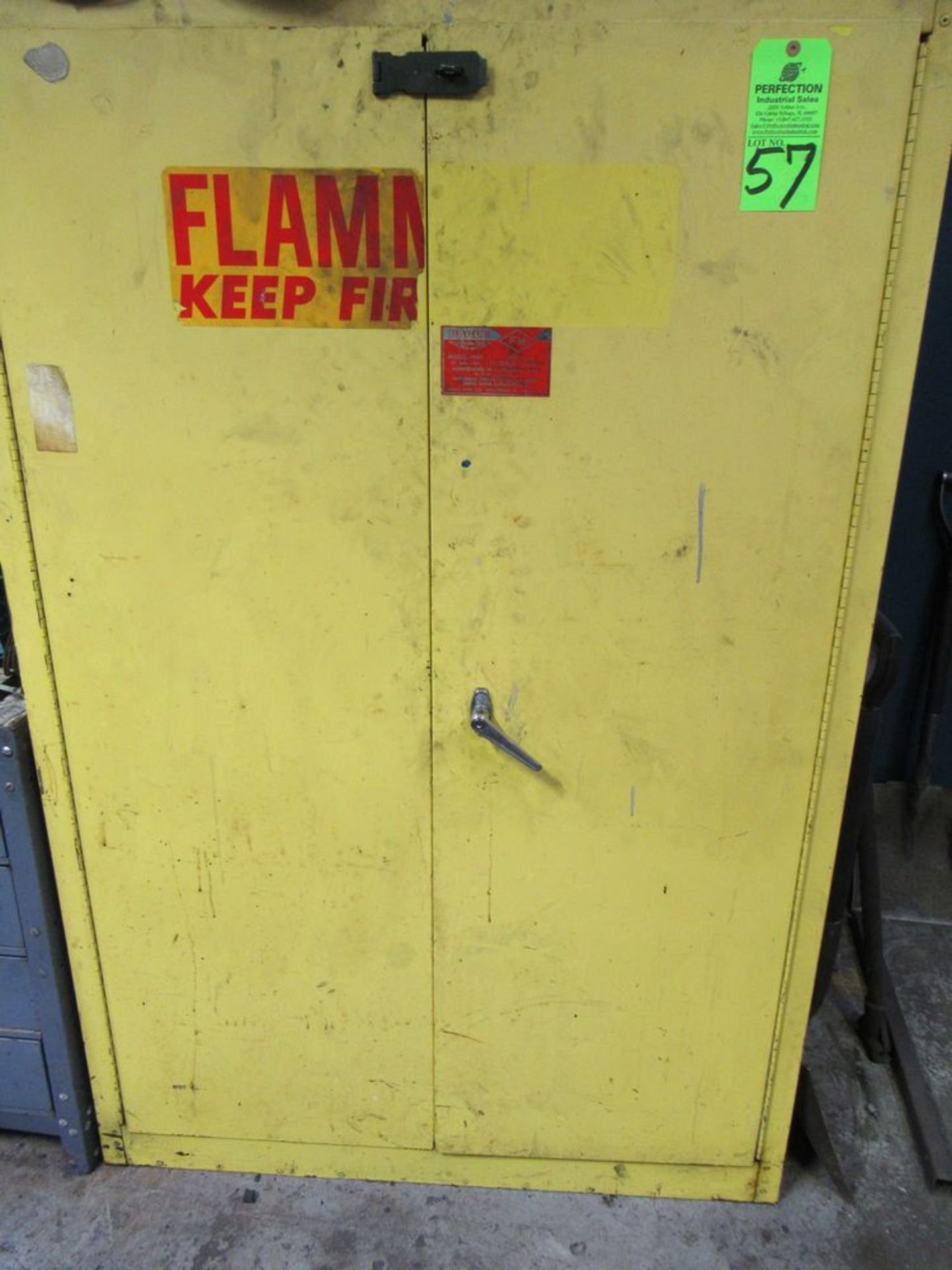 Eagle Flammable Cabinet, M/N 1947, 45 Gal. Cap. - Image 2 of 2