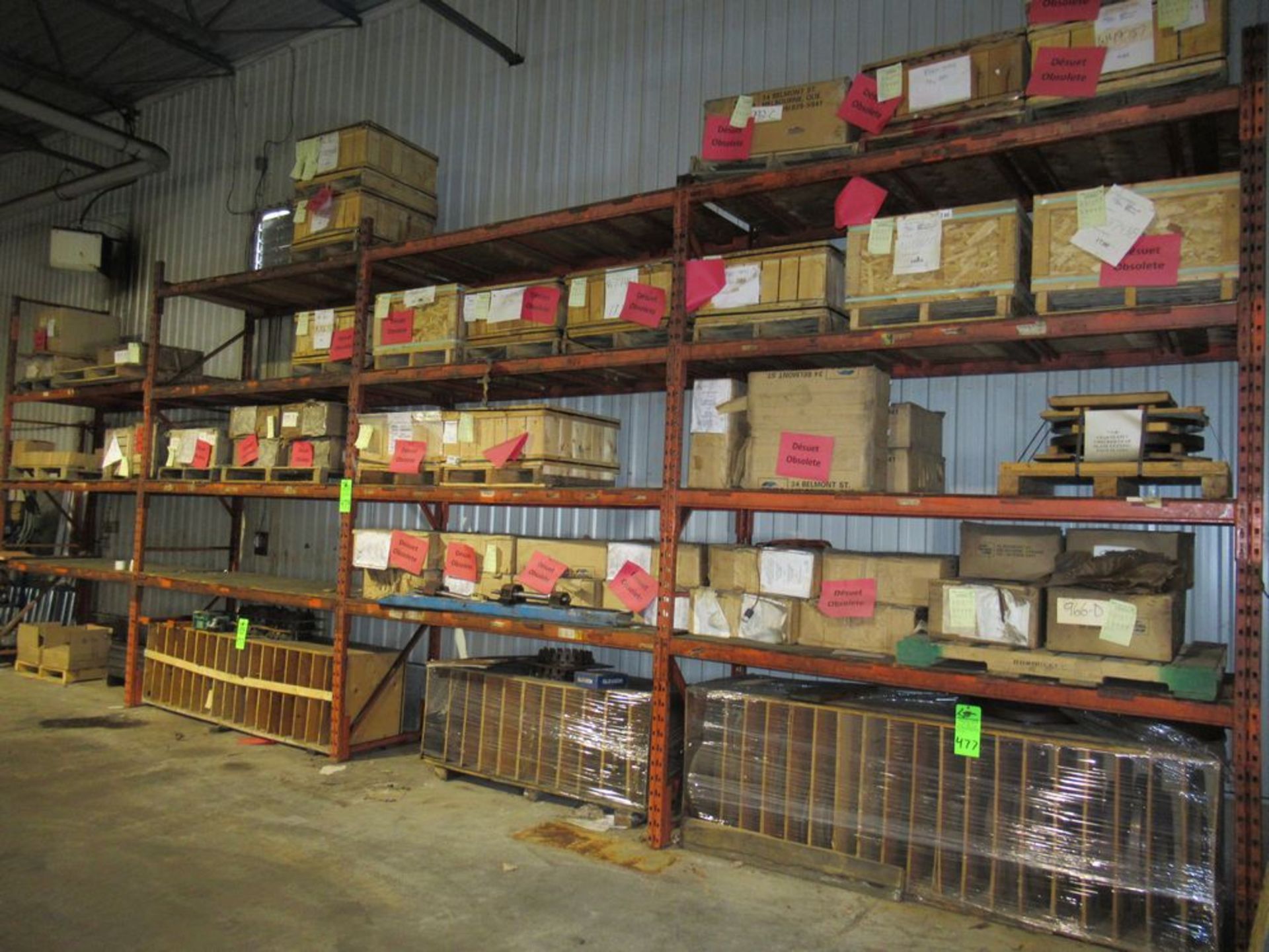 4 Sections Pallet Racks 36 x 96 x 12" ( Note: No Contents ) - Image 2 of 2