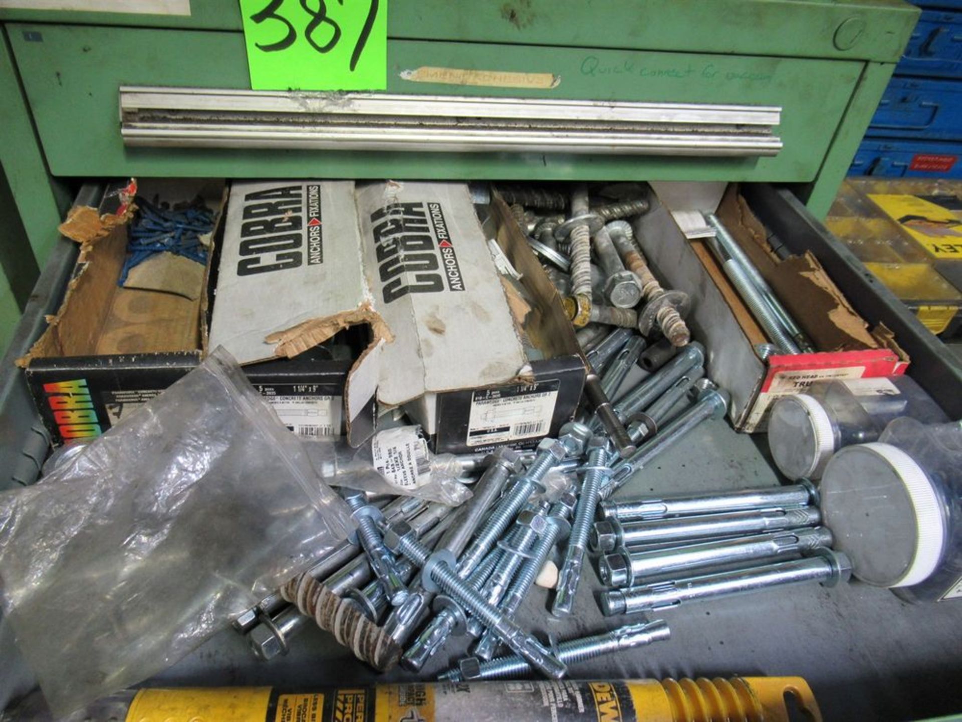 Vidmar Cabinet 9 Drawer w/ Bearings & Machine Parts, Electronic, & Other ($50 Rigging Cost)