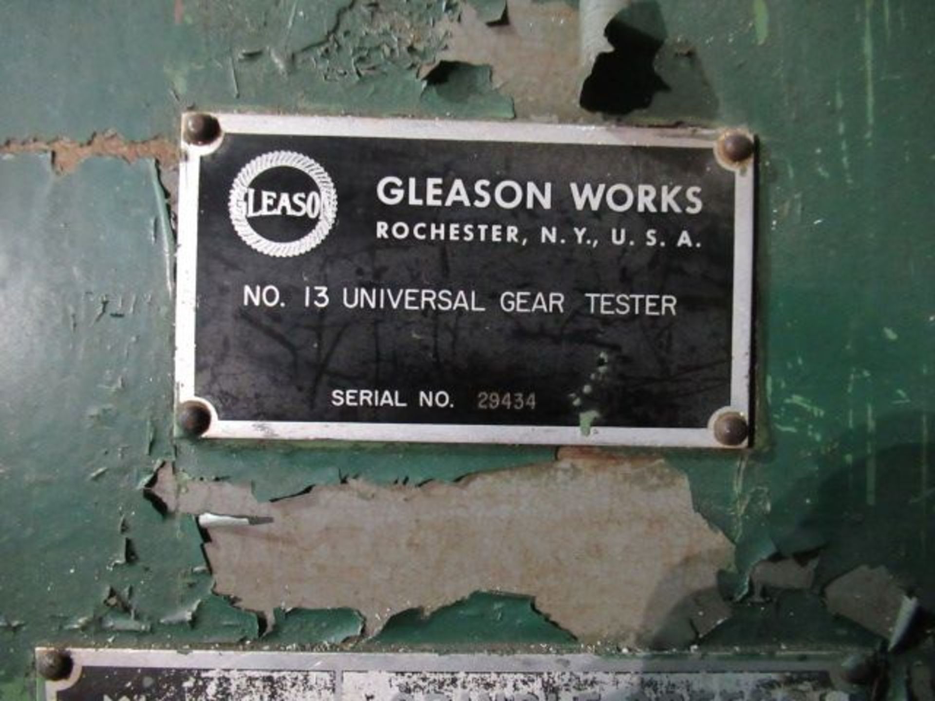GLEASON Gear Cutter, s/n 29434 ($300 Rigging Cost) - Image 3 of 3