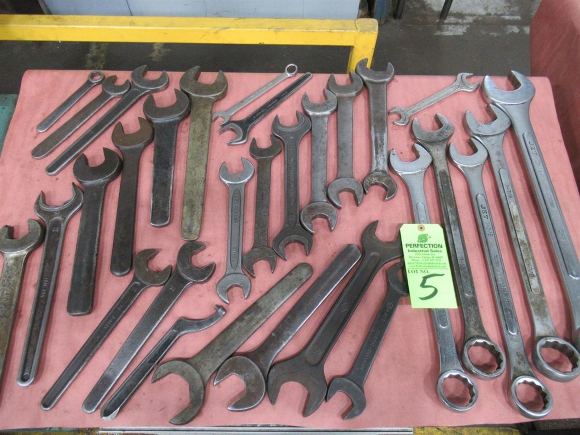 Large Machine Wrenches Assorted Sizes
