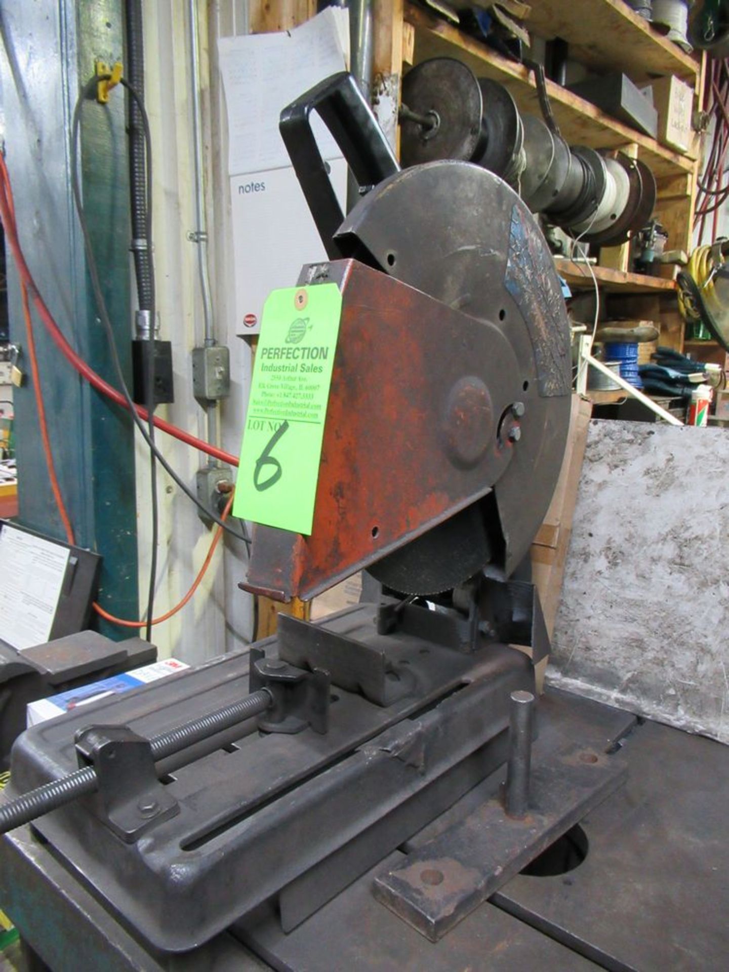 Delta 14" Cut Off Saw w/ Extra Blades 120 V - Image 2 of 2