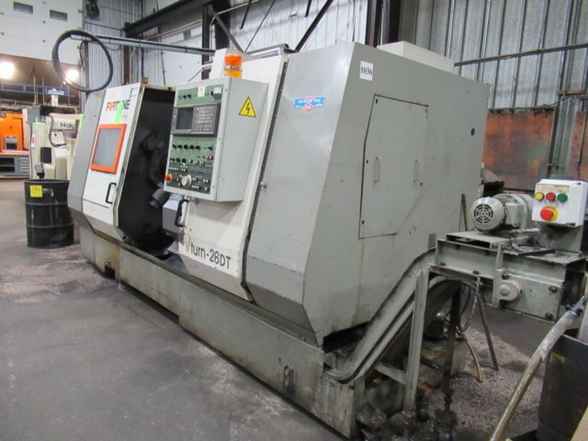 FORTUNE V-Turn 26 DT Turning Center, s/n PI-1127, w/ Fanuc 18-TC Control ($1200 Rigging Cost)