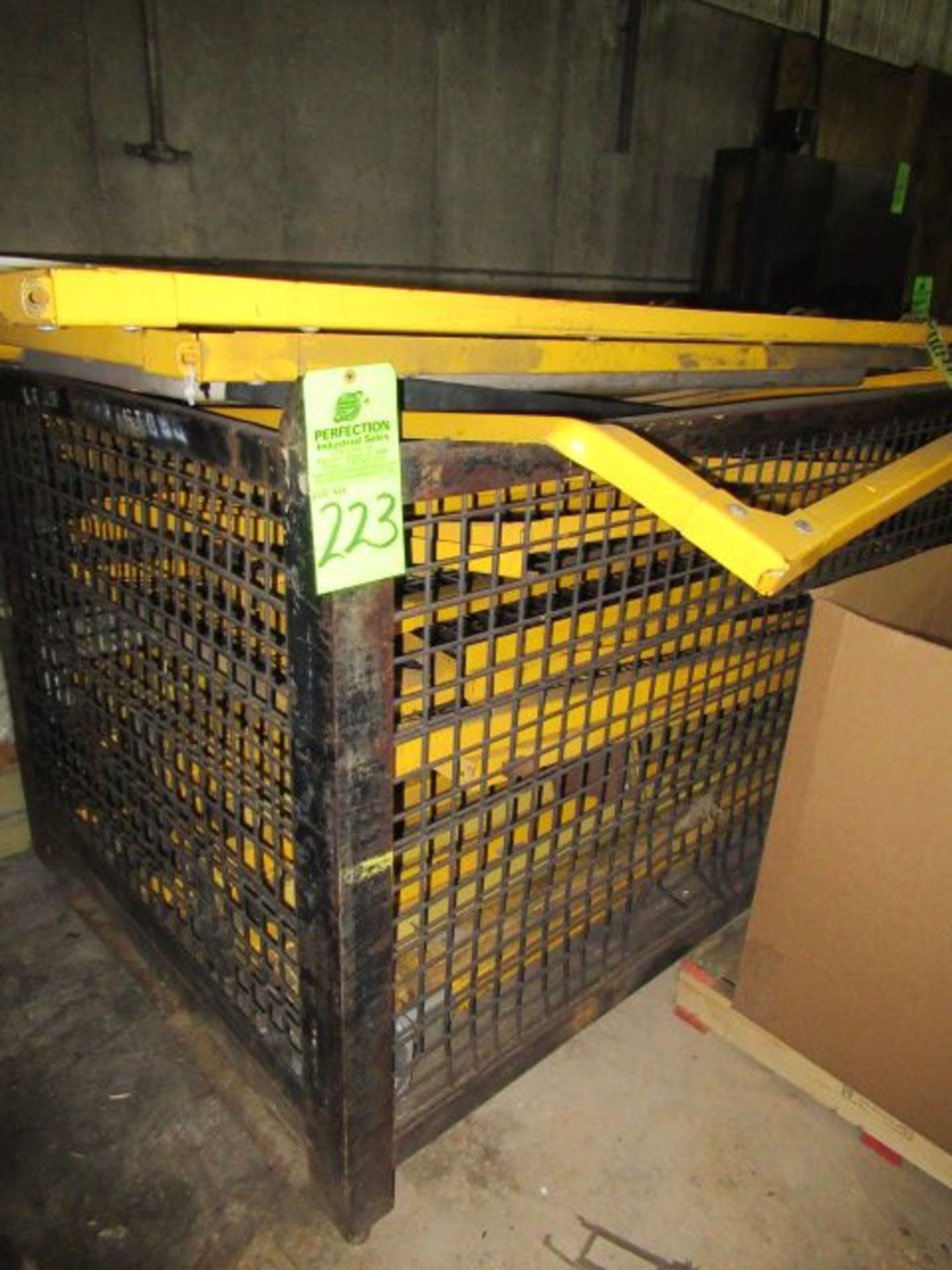 Machine Safety Cage Dismantled In Basket ($50 Rigging Cost)