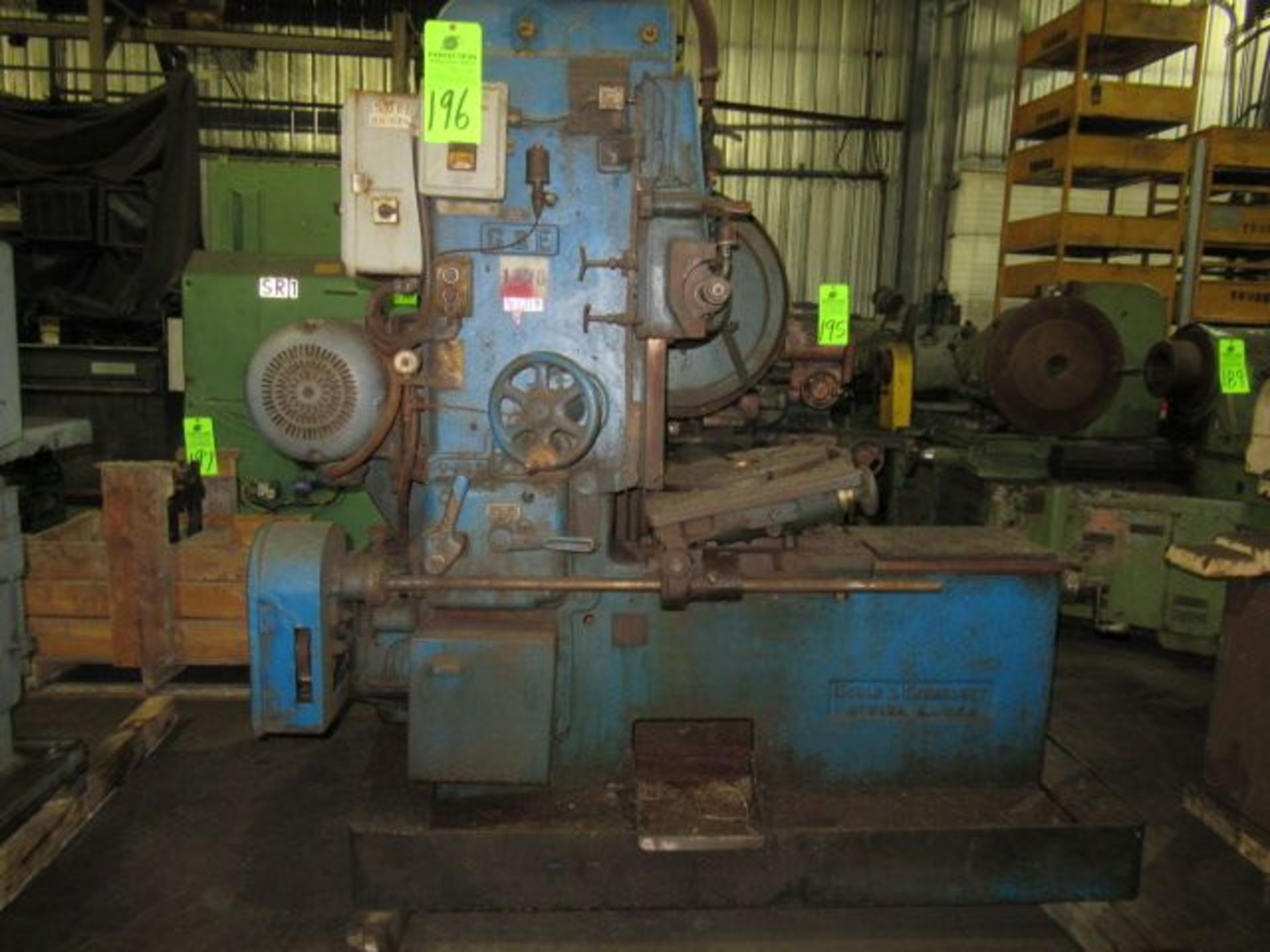 GOULD & EBERHARDT Gear Cutting Shaper, s/n 2293A6 ($150 Rigging Cost) - Image 2 of 4