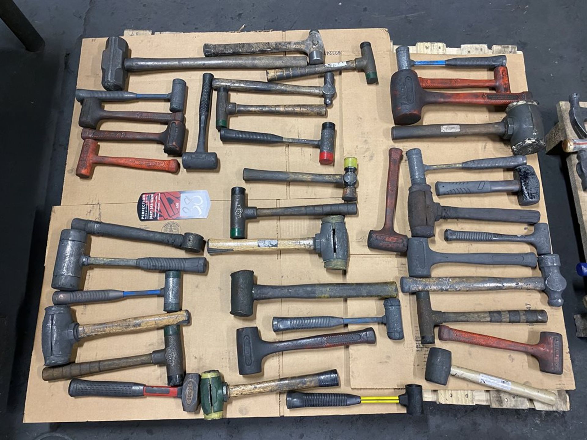 Lot Comprising Assorted Dead Blow Hammers