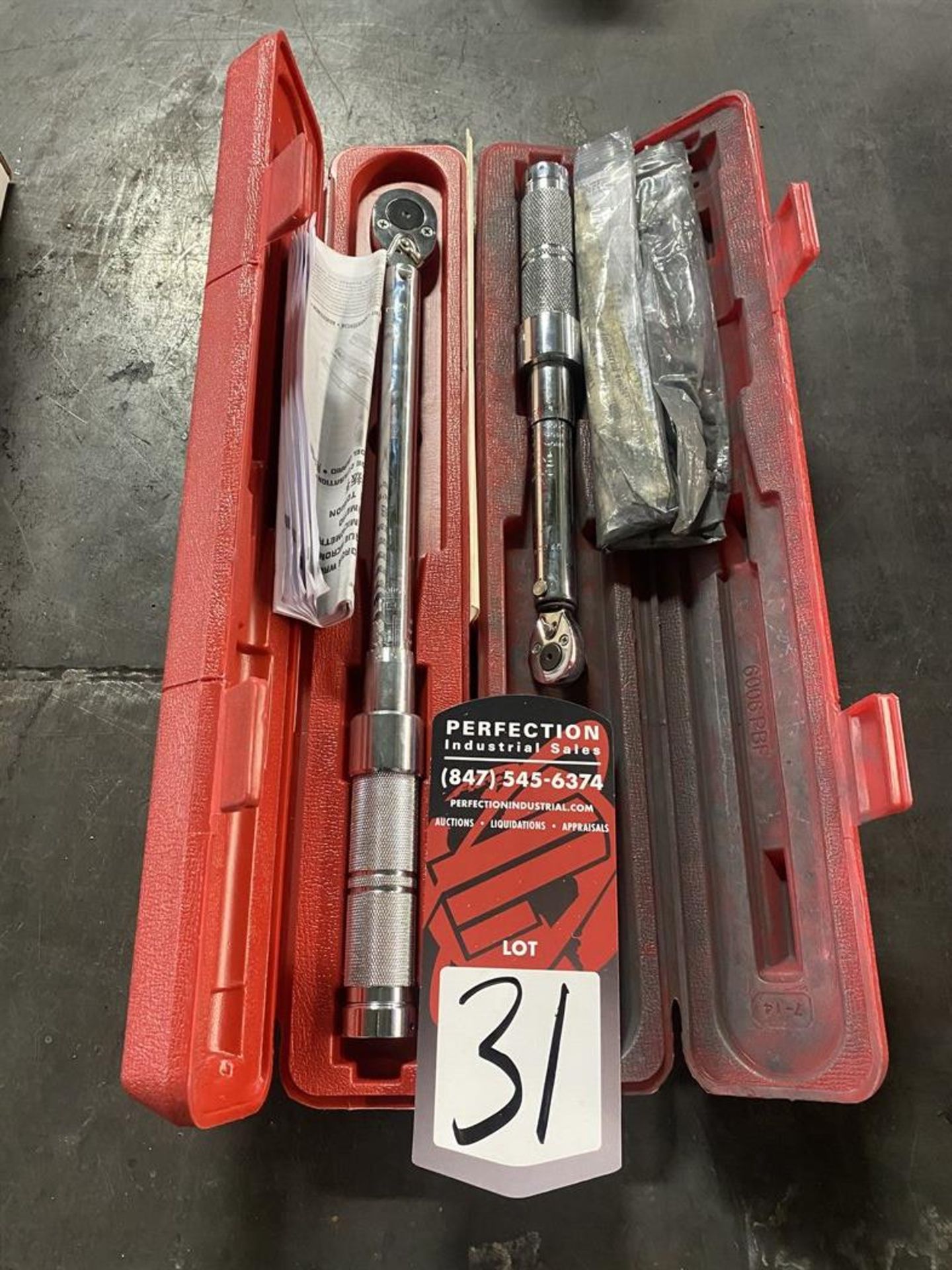 Lot Comprising (2) PROTO 3/8" Drive Torque Wrenches