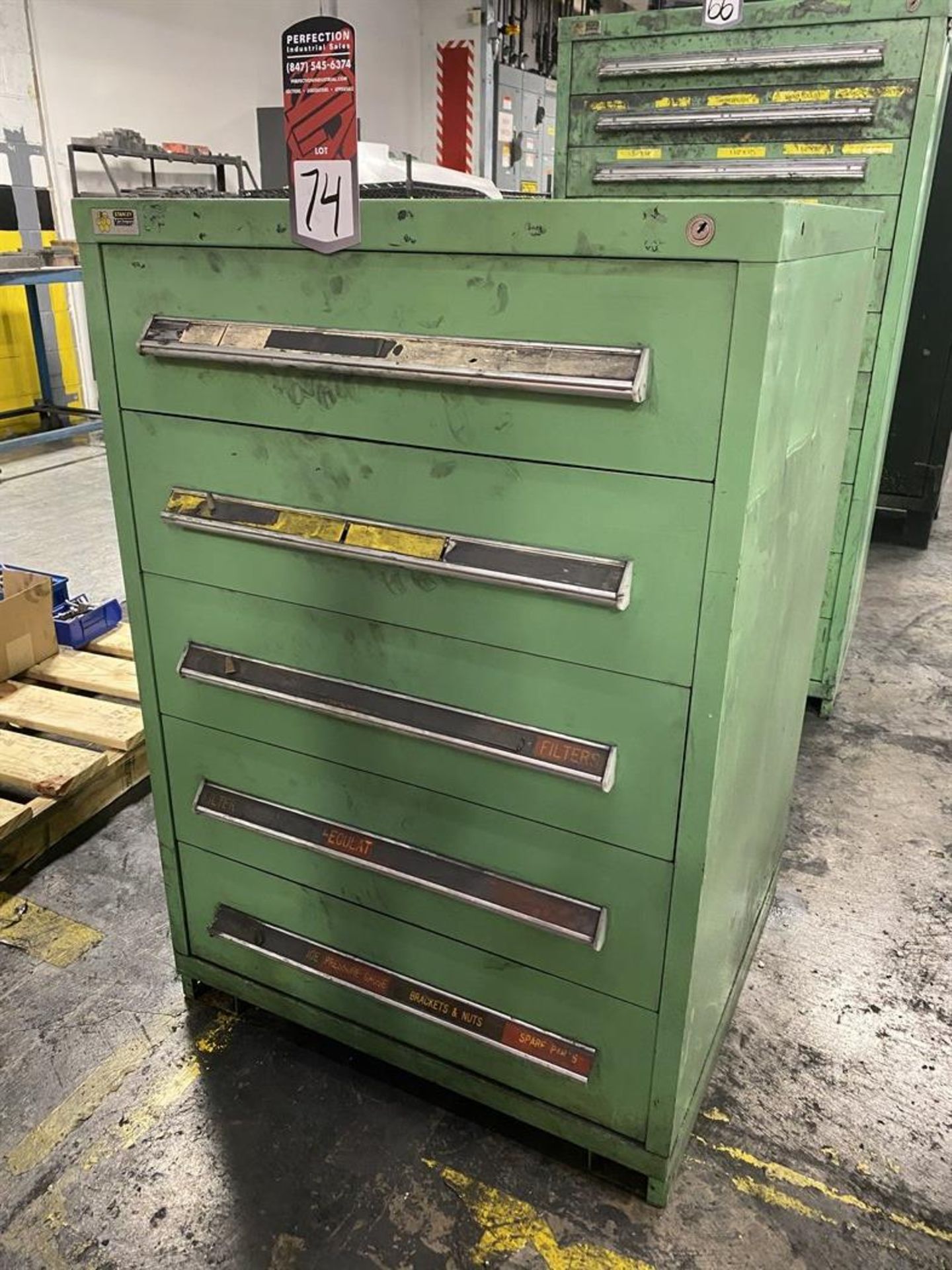 VIDMAR 5-Drawer Ball Bearing Tool Cabinet