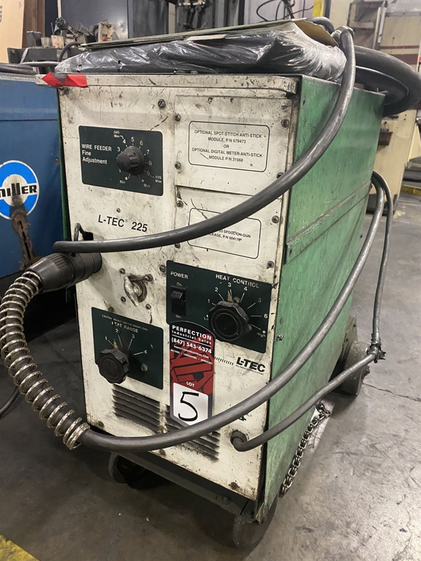 L-TEC 225 MIG Welder Power Source, s/n B91N-23622