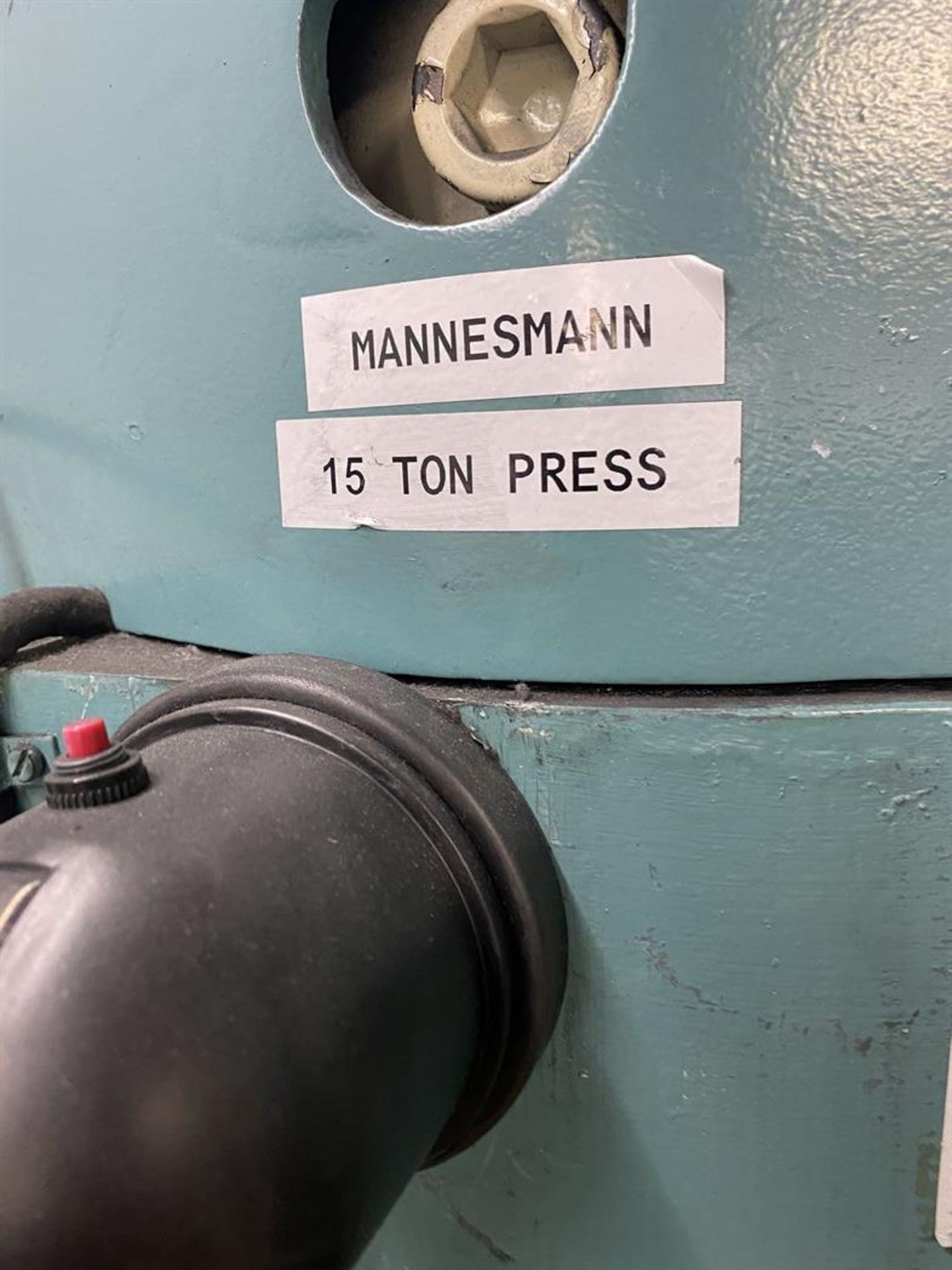 MANNESMANN MPM 15 16 Ton Powder Compacting Press, s/n 15107, w/ 12 Ton Ejector, 16 Ton Counter - Image 6 of 9