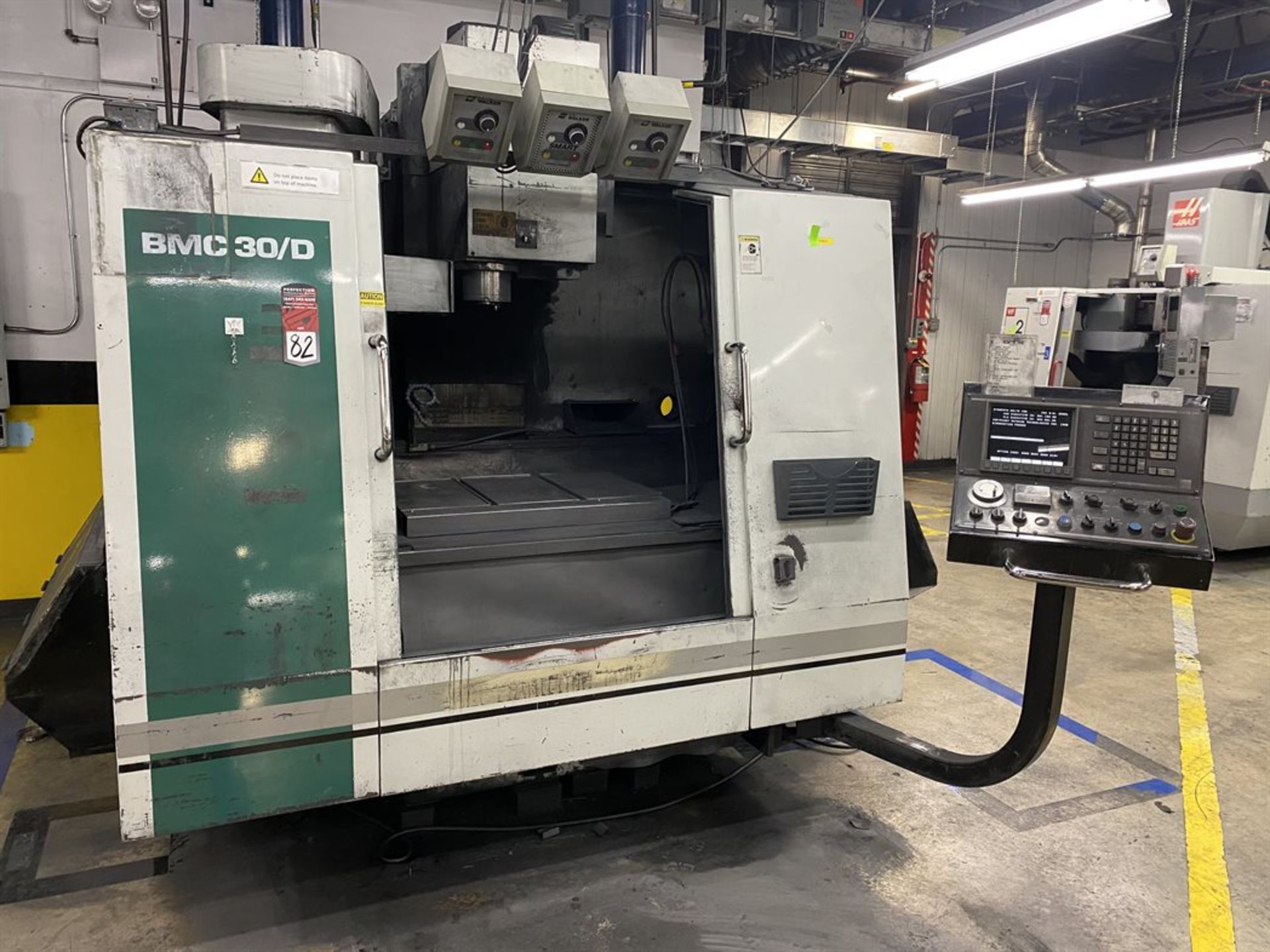 HURCO BMC 30D CNC Vertical Machining Center, s/n B3D-90001016A, 30”X, 20”Y, 20”Z, Control, CT40