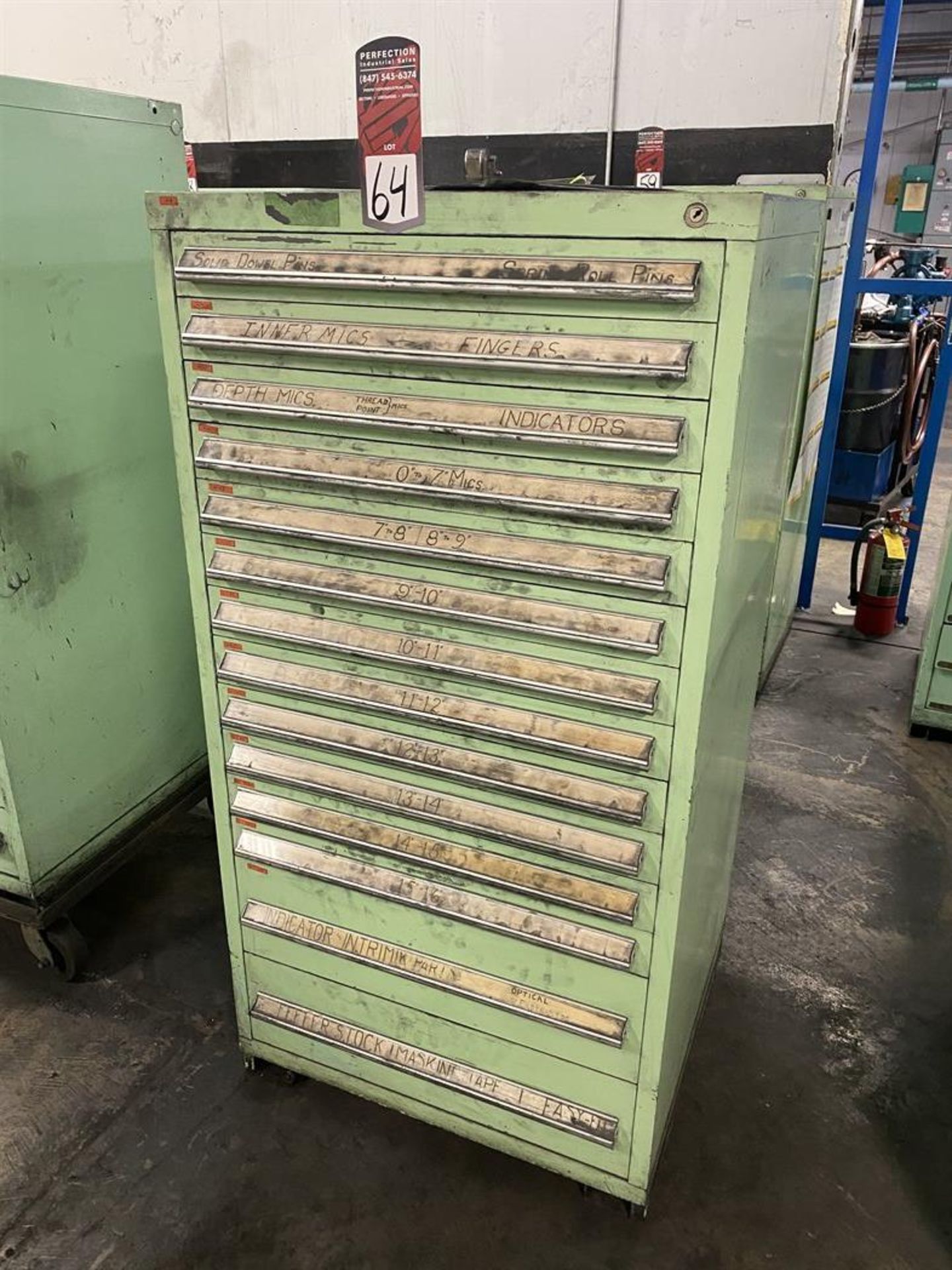 VIDMAR 14-Drawer Ball Bearing Tool Cabinet