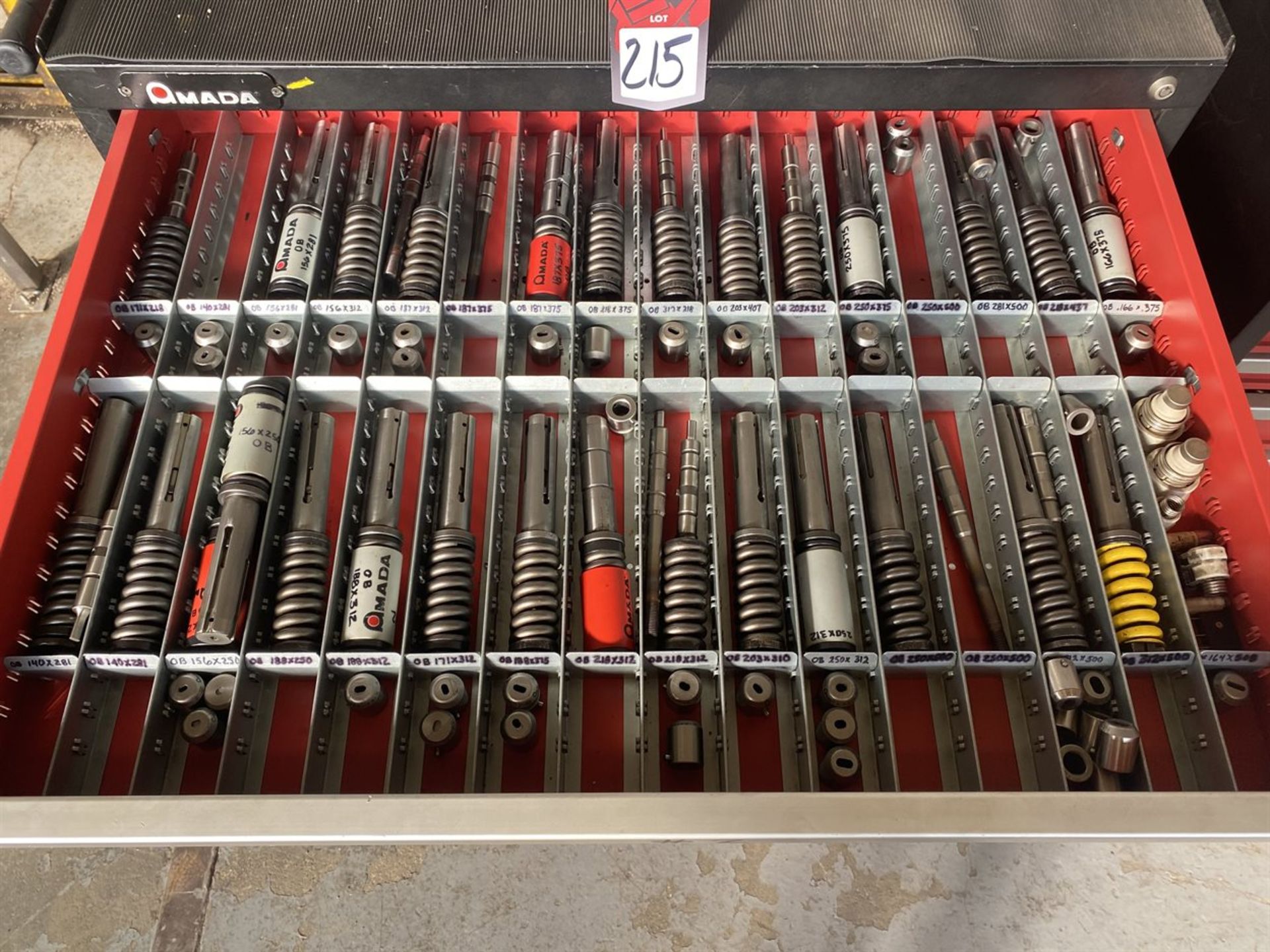 AMADA Tooling Cabinet w/ Assorted Turret Tooling - Image 2 of 9