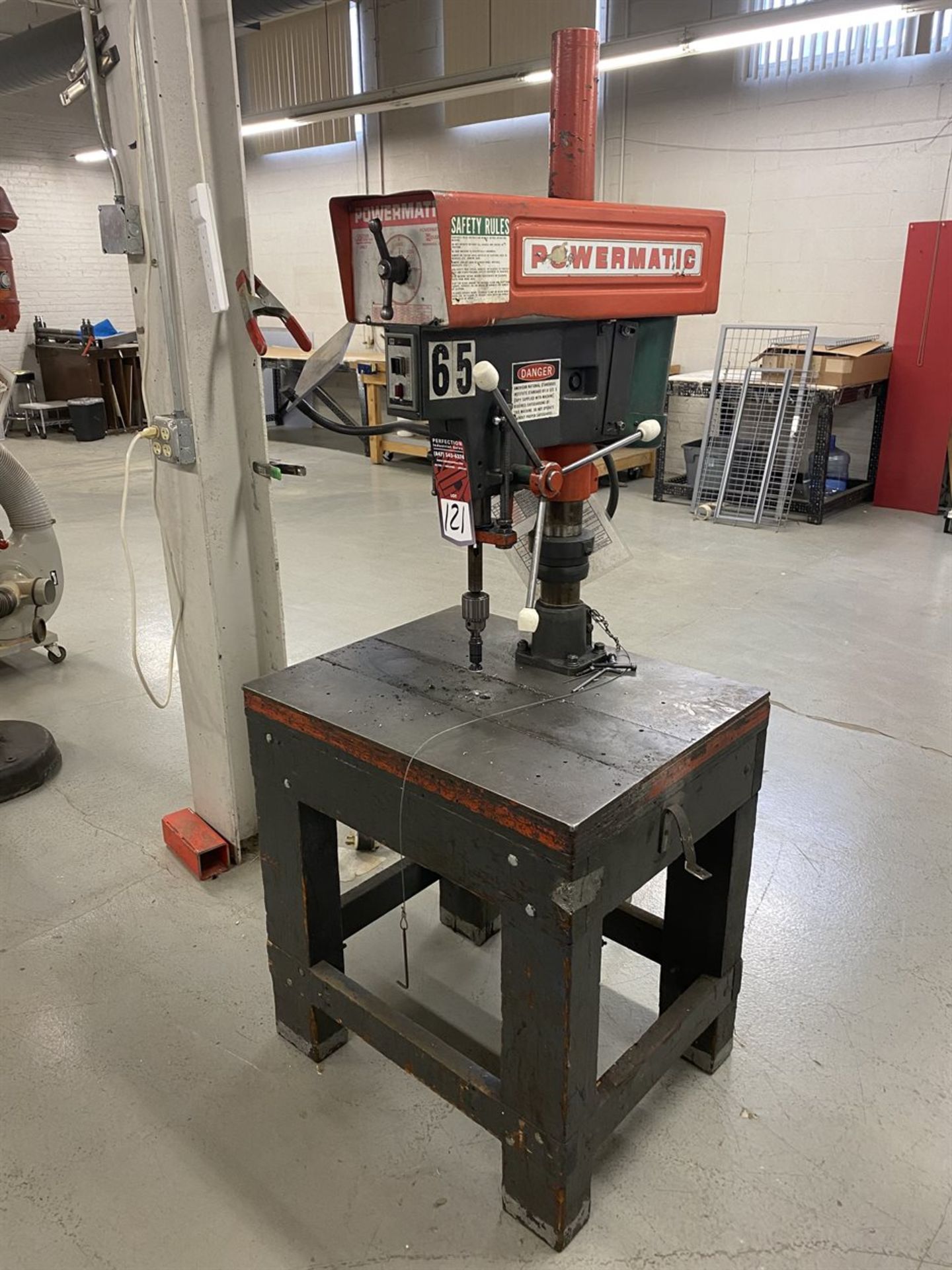 POWERMATIC 1150 Drill Press, s/n 7915V278, 300-3200 RPM 24” x 30” Table, 8” Throat