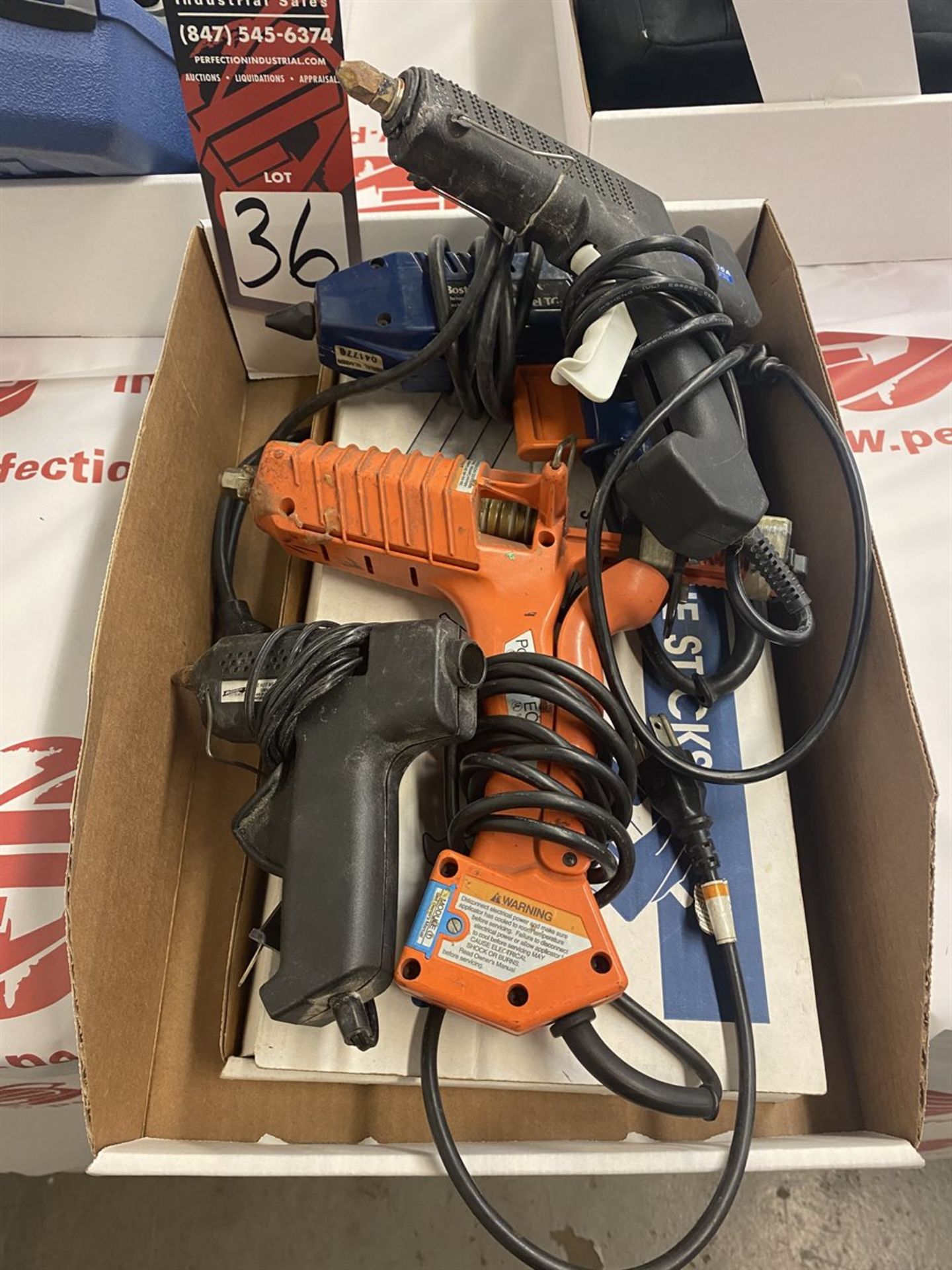 Lot of Assorted Hot Glue Guns