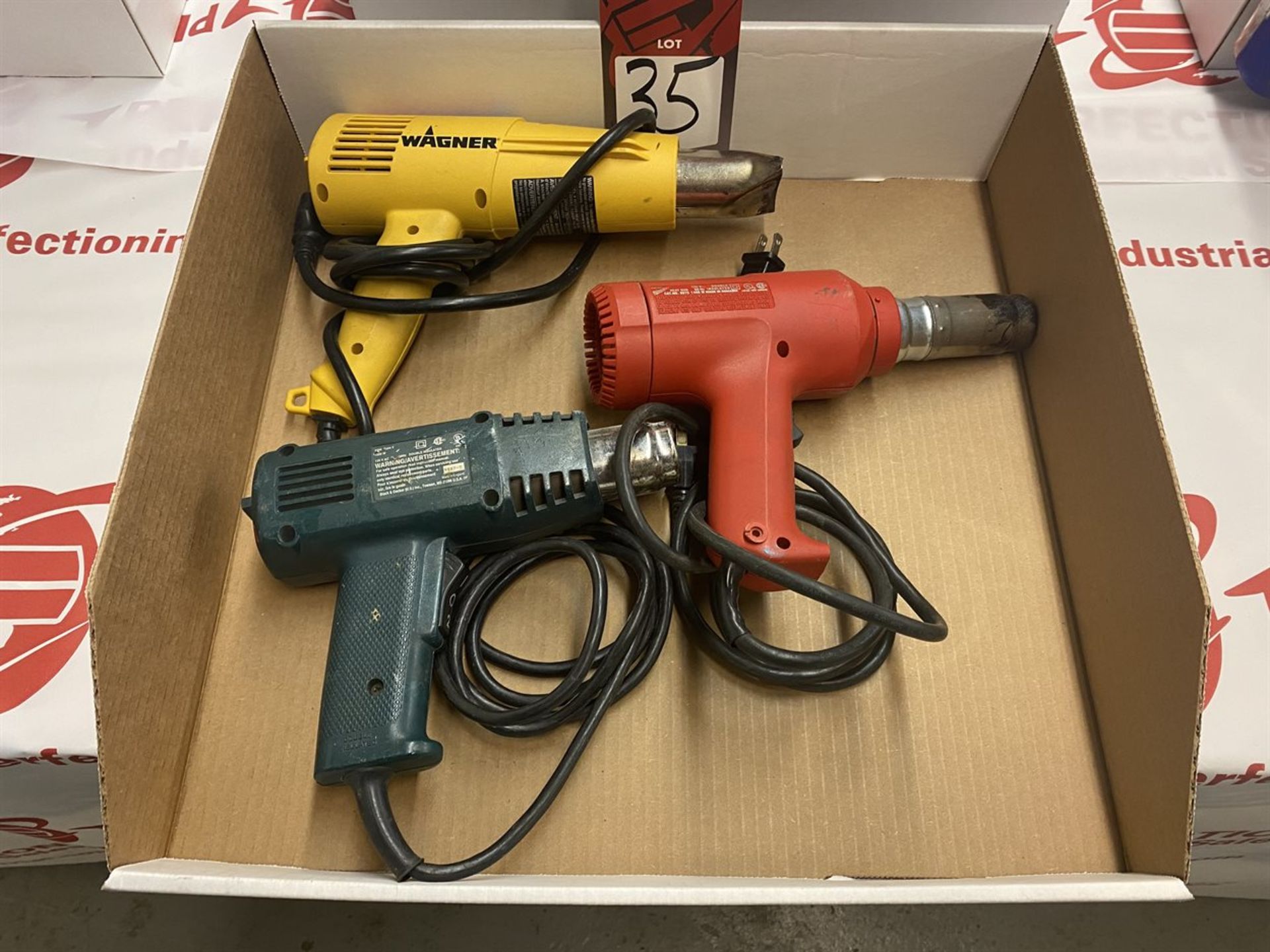 Lot of Assorted Heat Guns