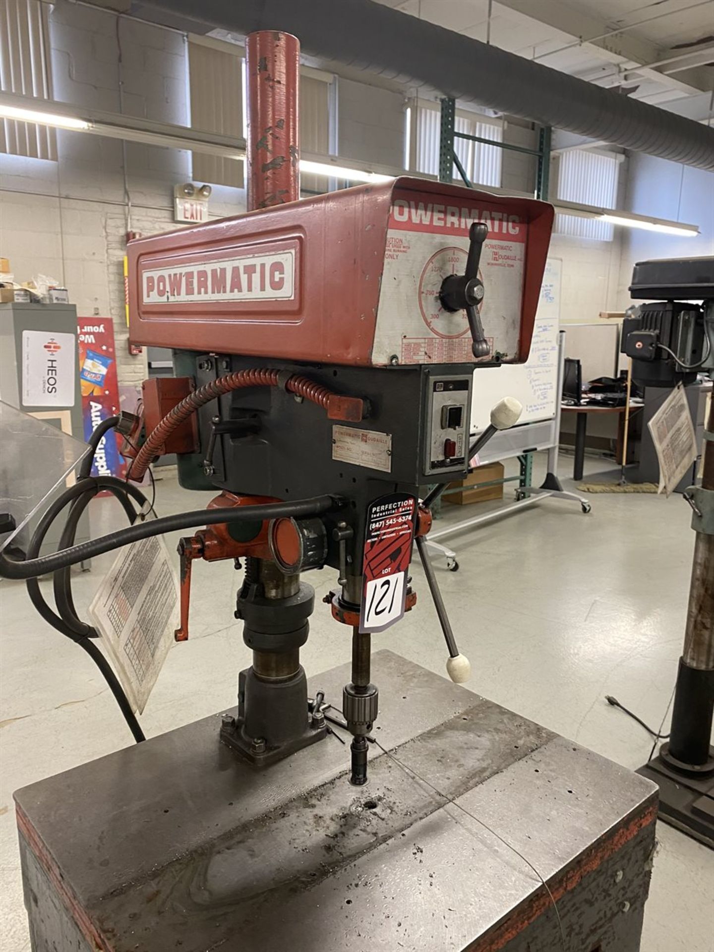 POWERMATIC 1150 Drill Press, s/n 7915V278, 300-3200 RPM 24” x 30” Table, 8” Throat - Image 3 of 3