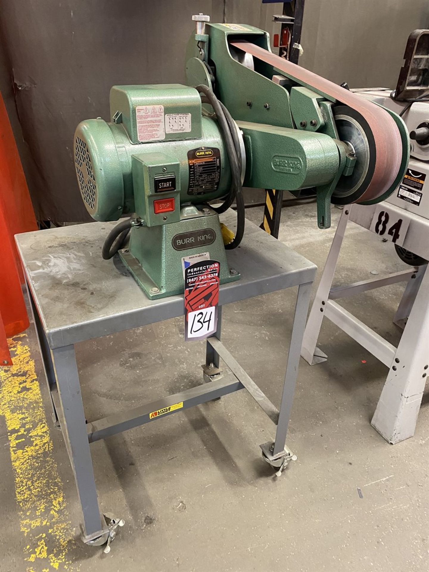 BURR-KING 2” Belt Sander, s/n BK-26986