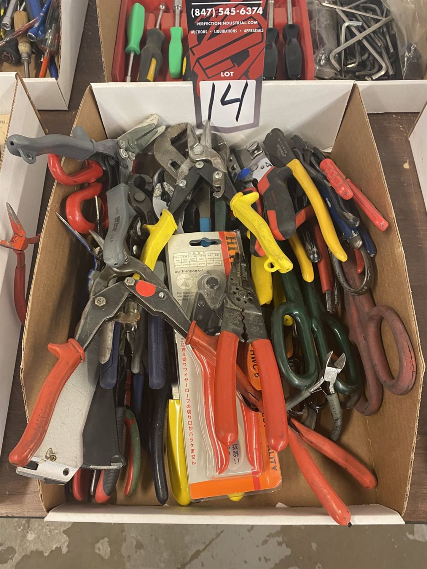 Lot of Assorted Wire Strippers, Cutters, Snips and Pliers