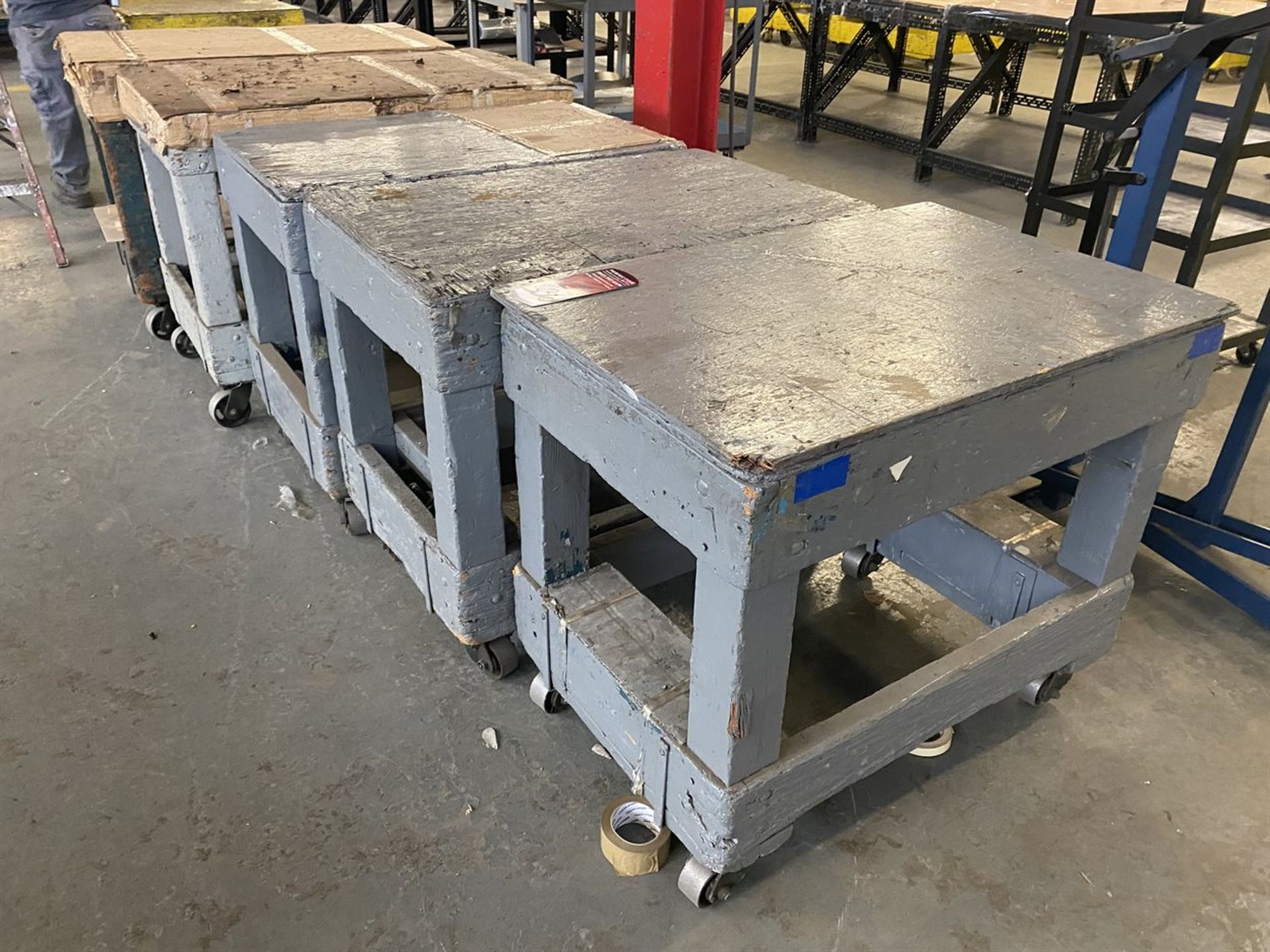 Lot of (5) Shop Carts