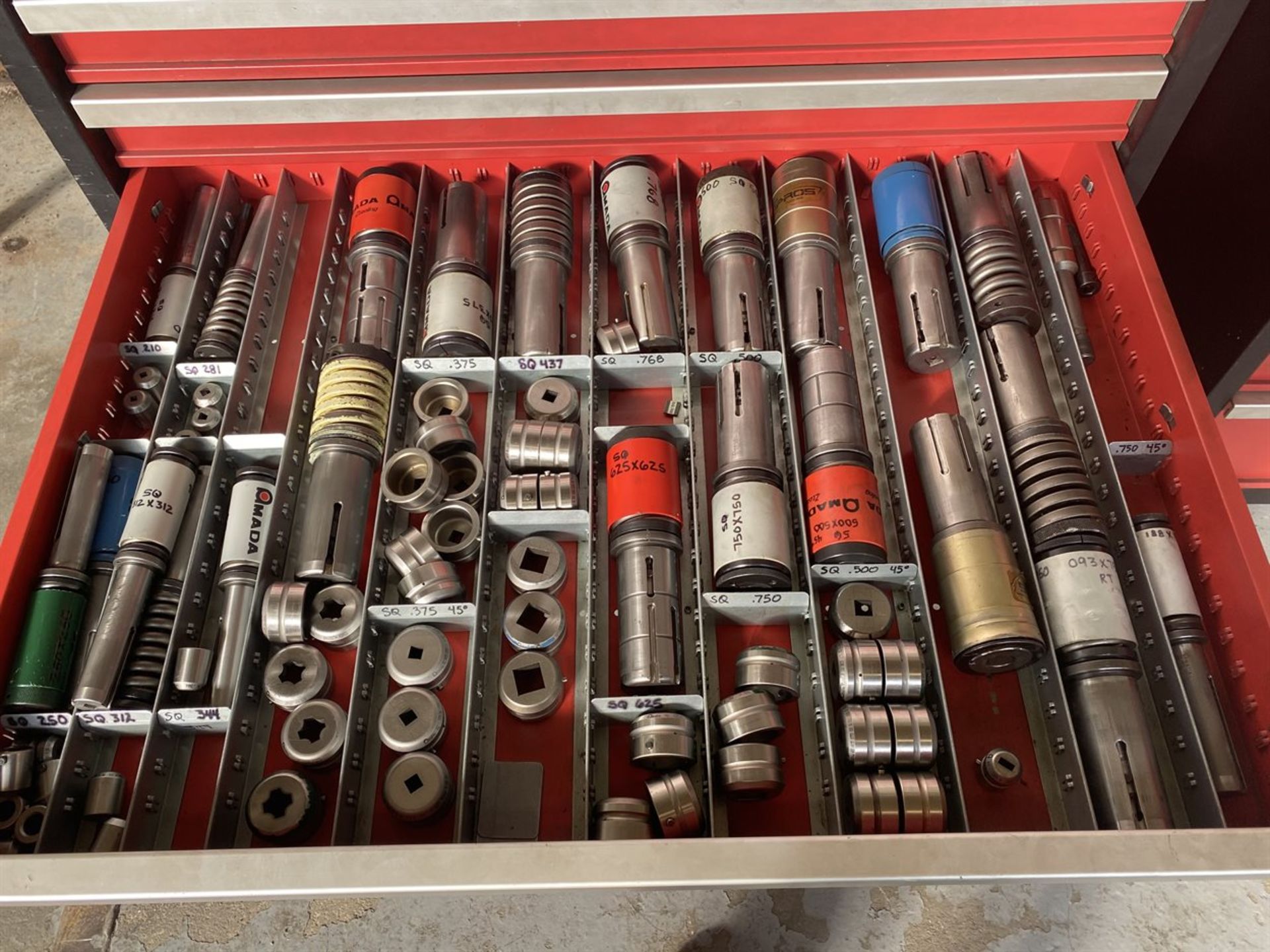 AMADA Tooling Cabinet w/ Assorted Turret Tooling - Image 6 of 9