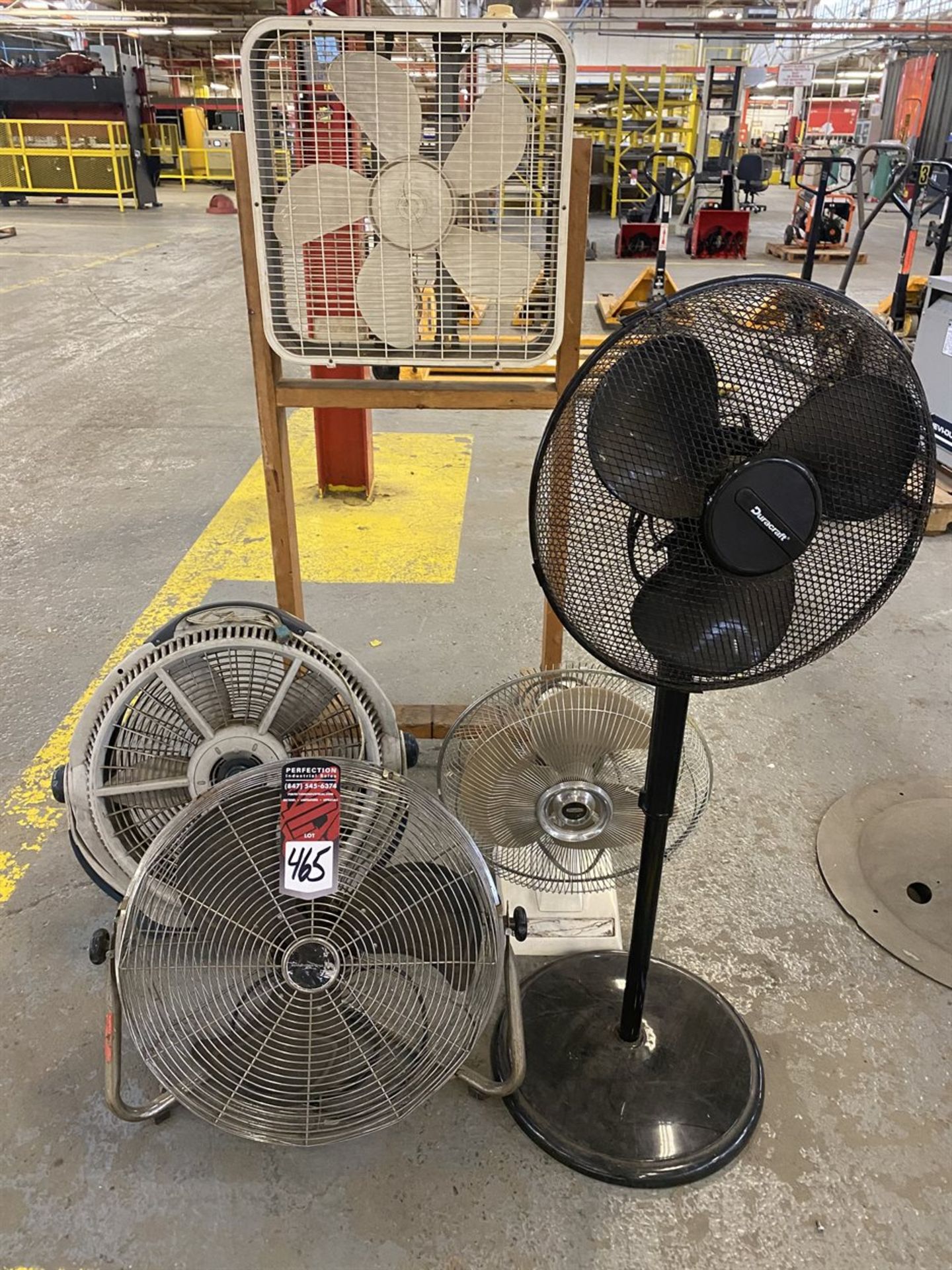 Lot of (5) Assorted Fans