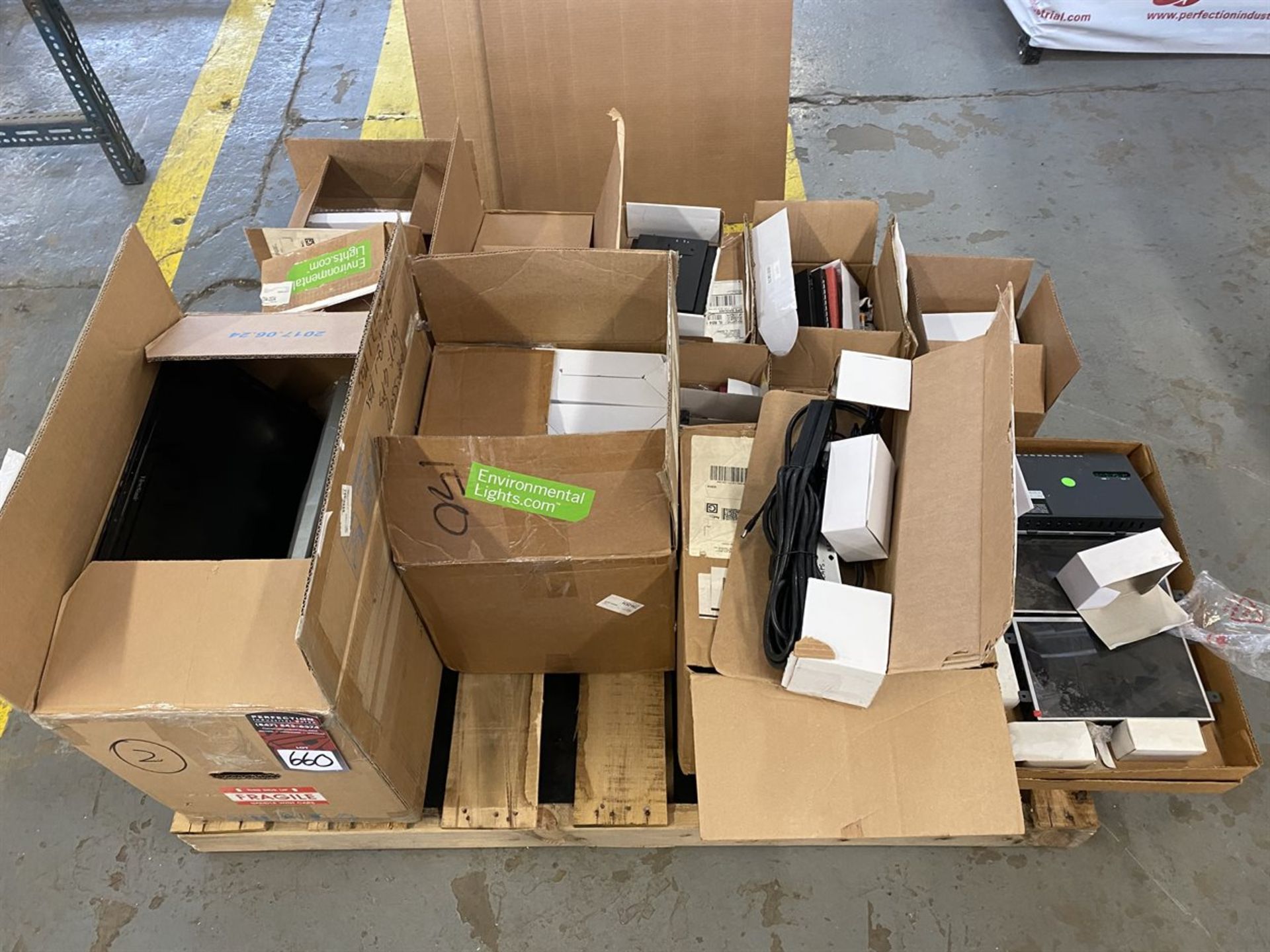 Lot of Assorted Monitors and Connections Ports