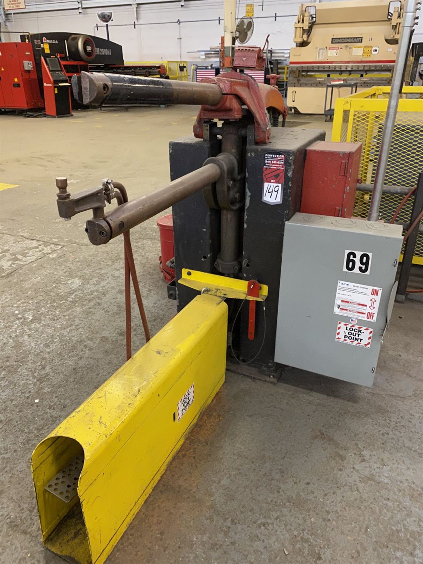 50 KVA TAYLOR WINFIELD NB2450 Spot Welder, s/n 54747, 24” Throat x 8” Gap - Image 2 of 4