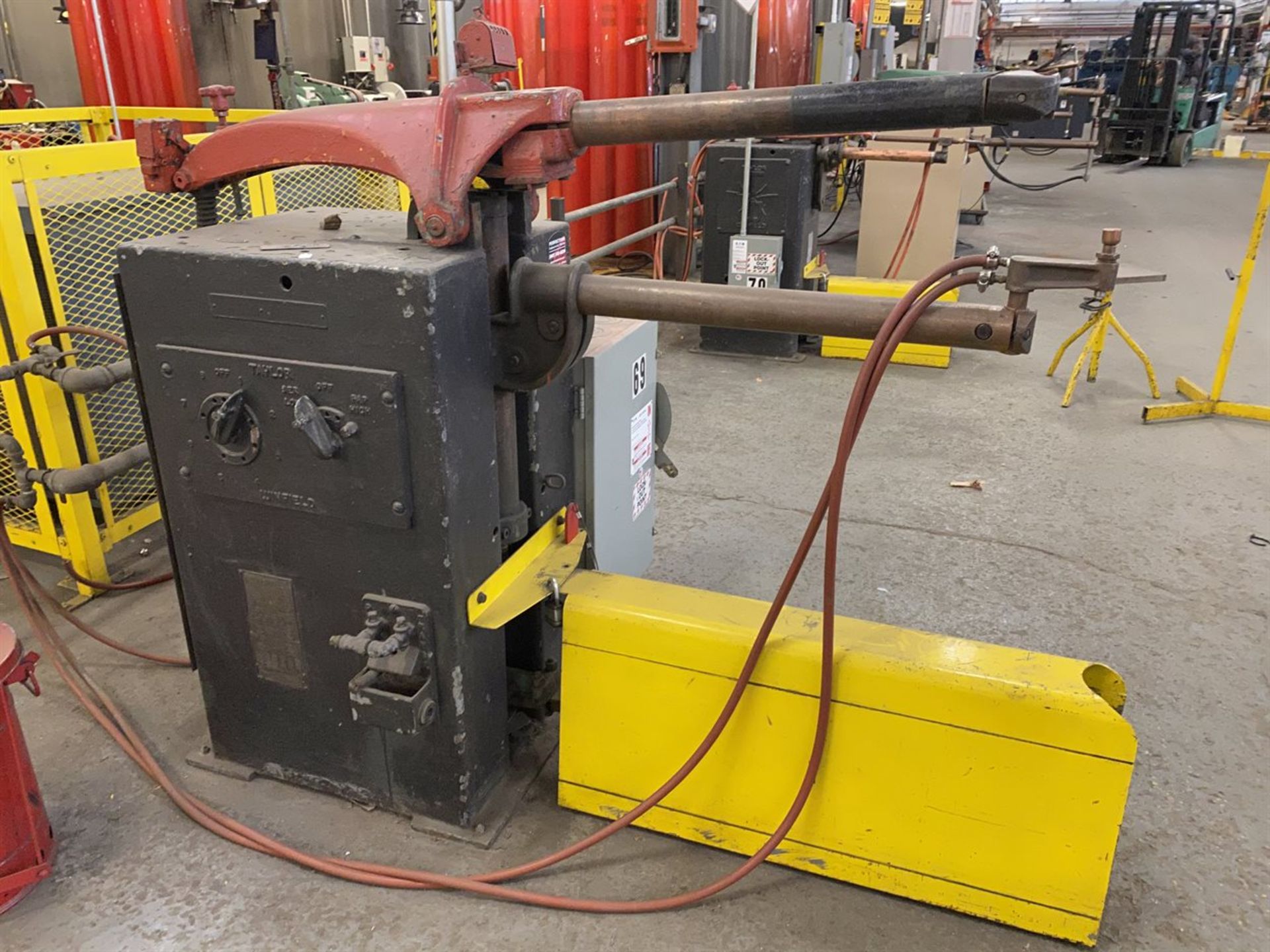 50 KVA TAYLOR WINFIELD NB2450 Spot Welder, s/n 54747, 24” Throat x 8” Gap - Image 4 of 4