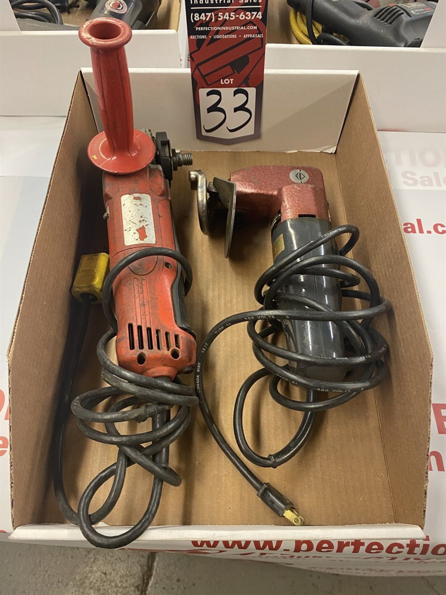 Lot Comprising Milwaukee 4" Angle Grinder and Trumpf Nibbler