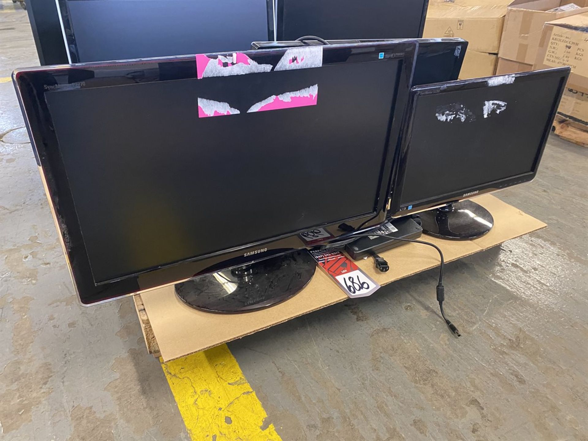 Lot of (3) SAMSUNG Flatscreen Monitors