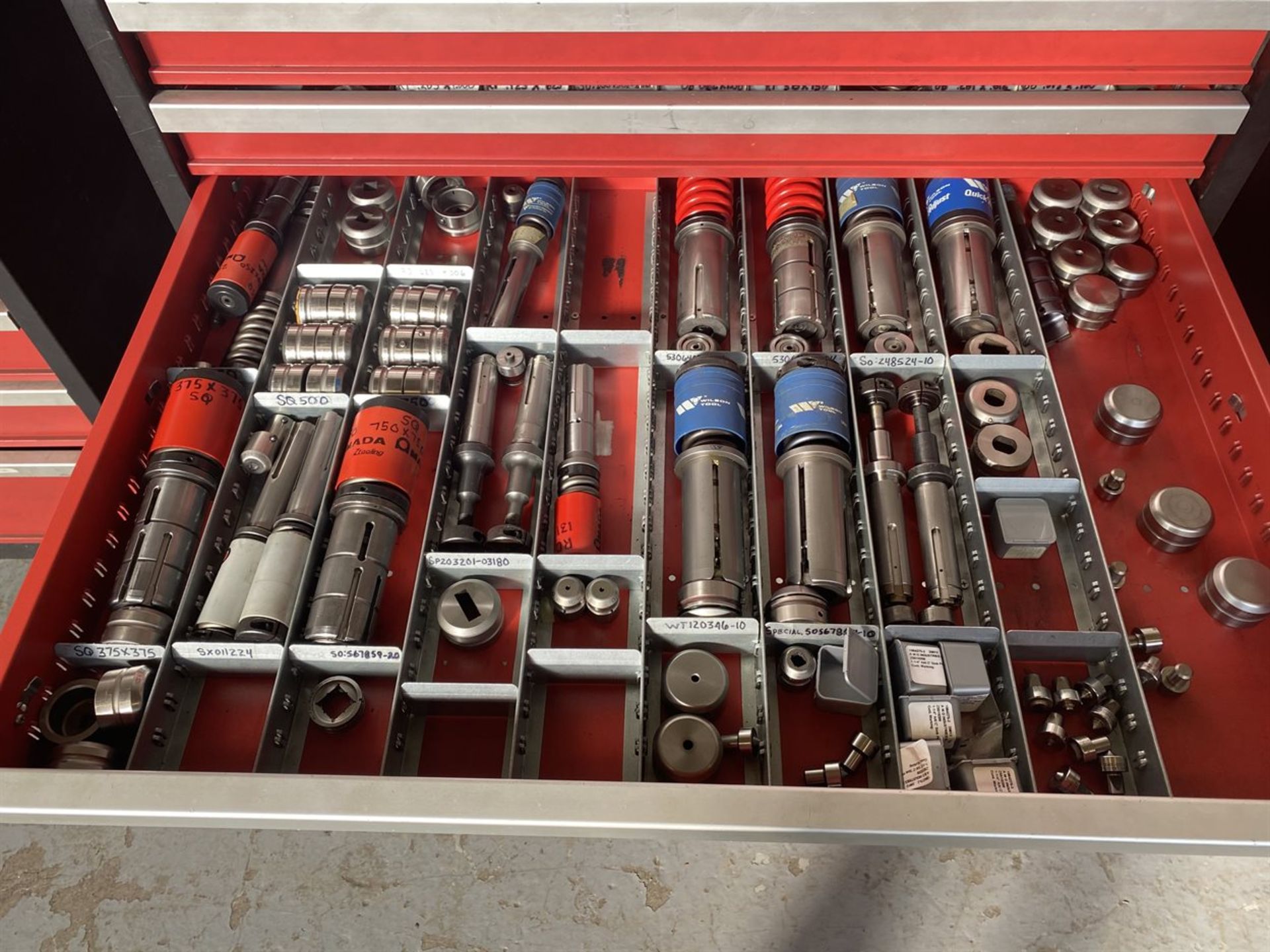 AMADA Tooling Cabinet w/ Assorted Turret Tooling - Image 6 of 10