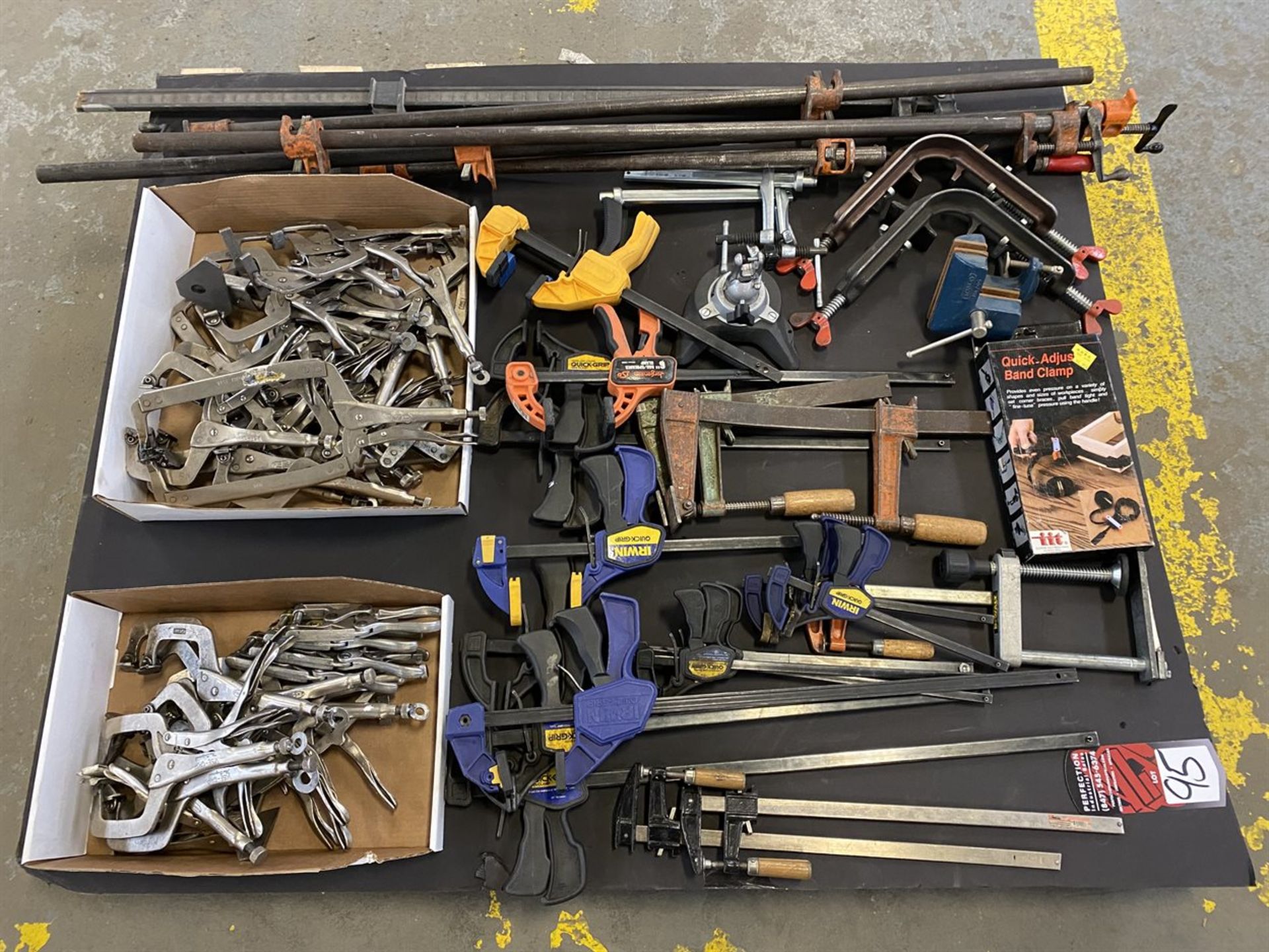 Lot of Assorted Bar, Vise and Pony Clamps