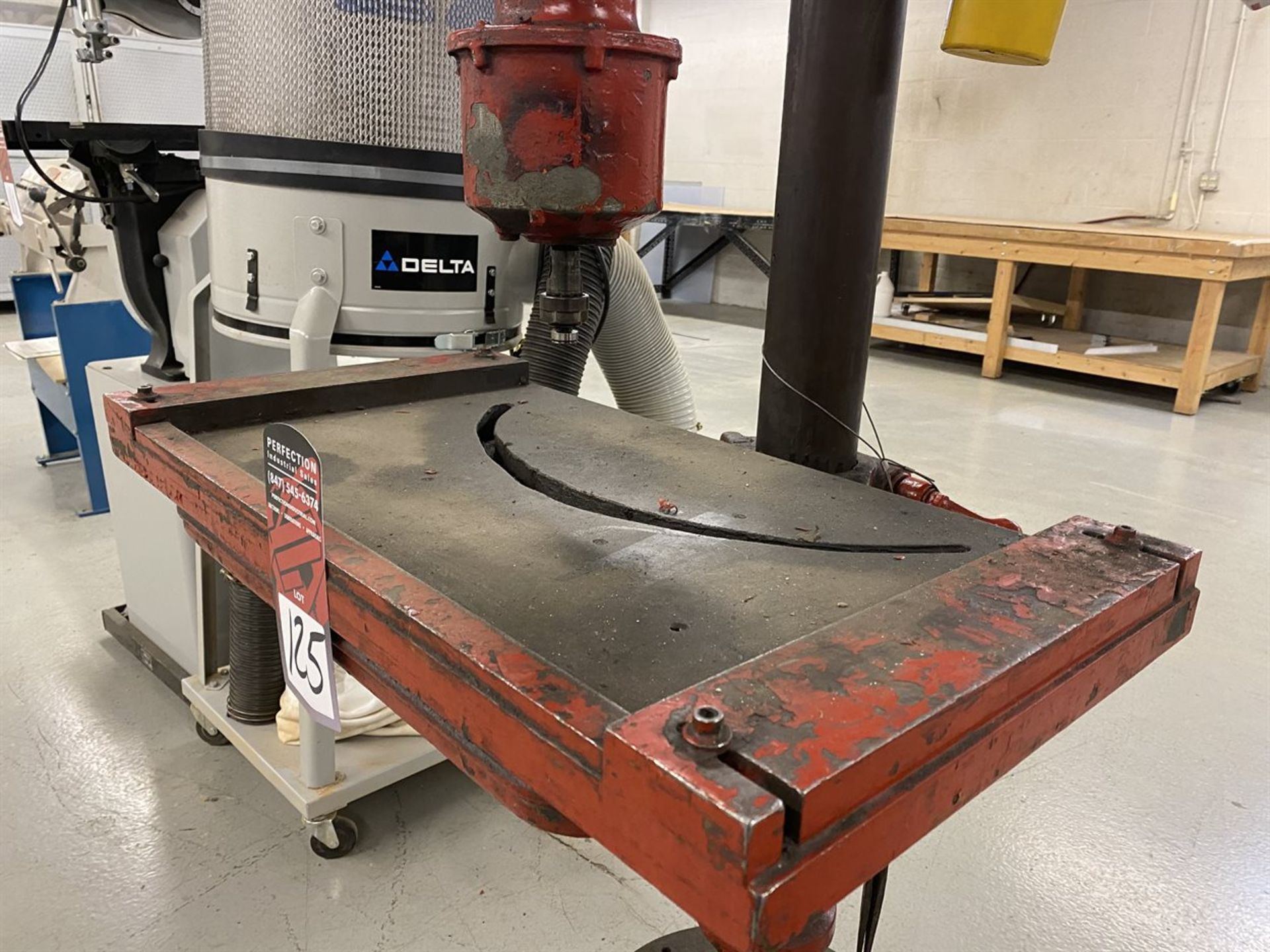 WALKER TURNER 20" Drill Press, s/n 2644, 10" Throat, 16" x 30" Table, - Image 2 of 3