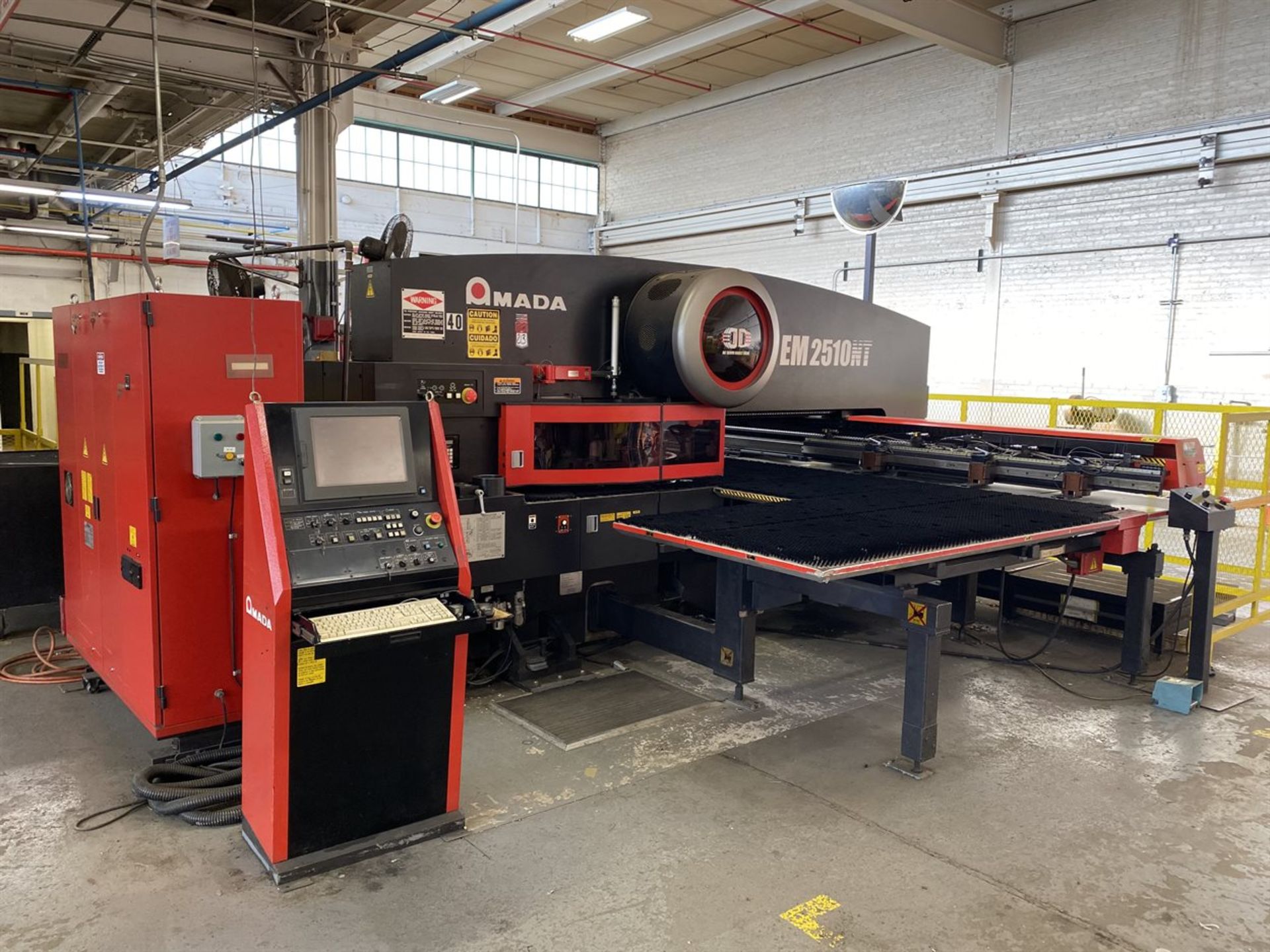 2007 AMADA EM2510NT CNC Turret Punch Press, s/n 25101181, 22 Ton, 45 Tool Station w/ Auto