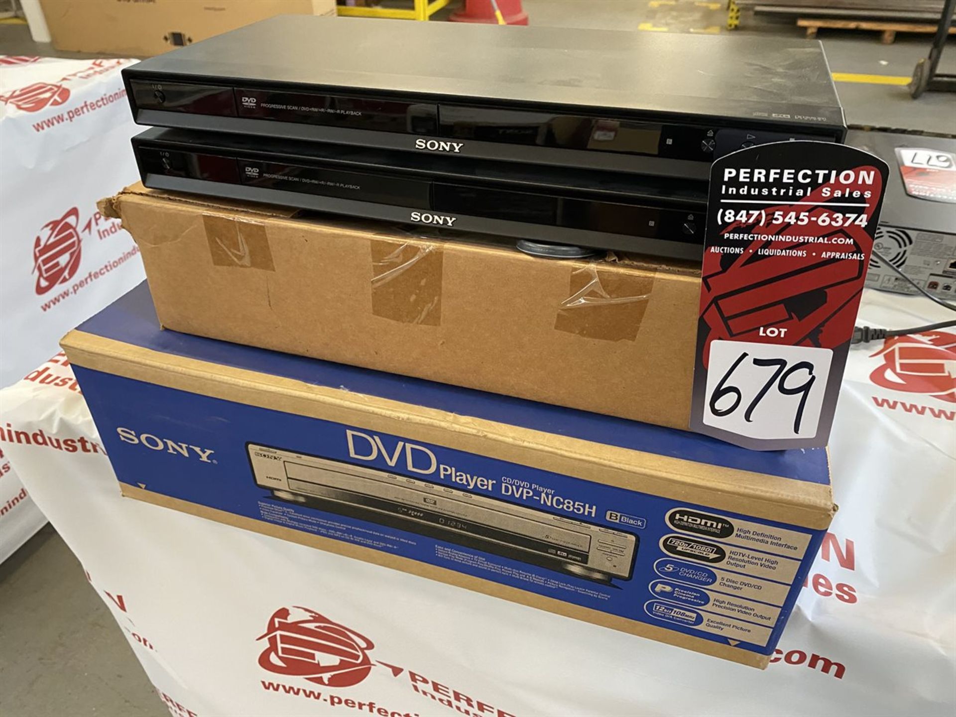 Lot of (3) SONY DVD Players