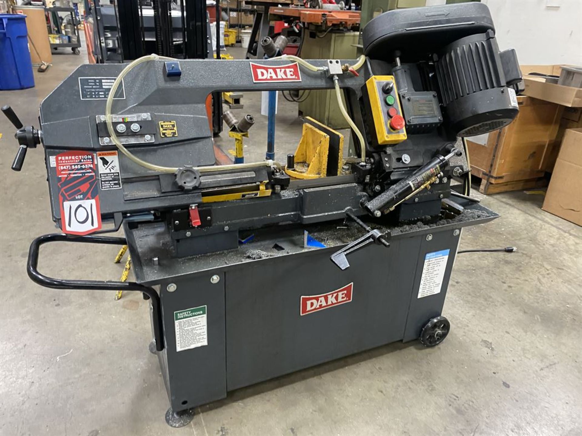 DAKE SE912 Horizontal Band Saw - Image 3 of 6