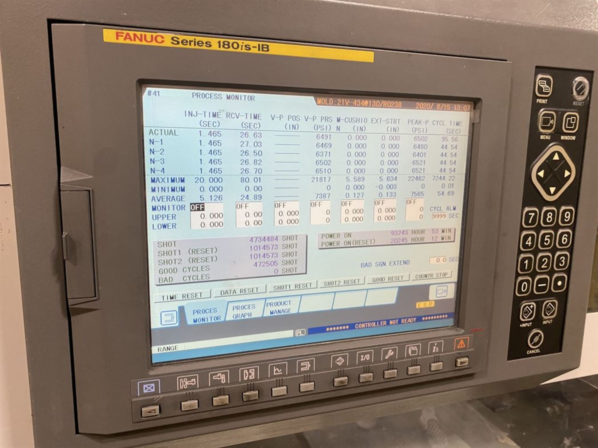 2004 CINCINNATI MILACRON FANUC RoboShot 165 SiB 300G 165 Ton Electric Injection Molder, s/n - Image 7 of 11